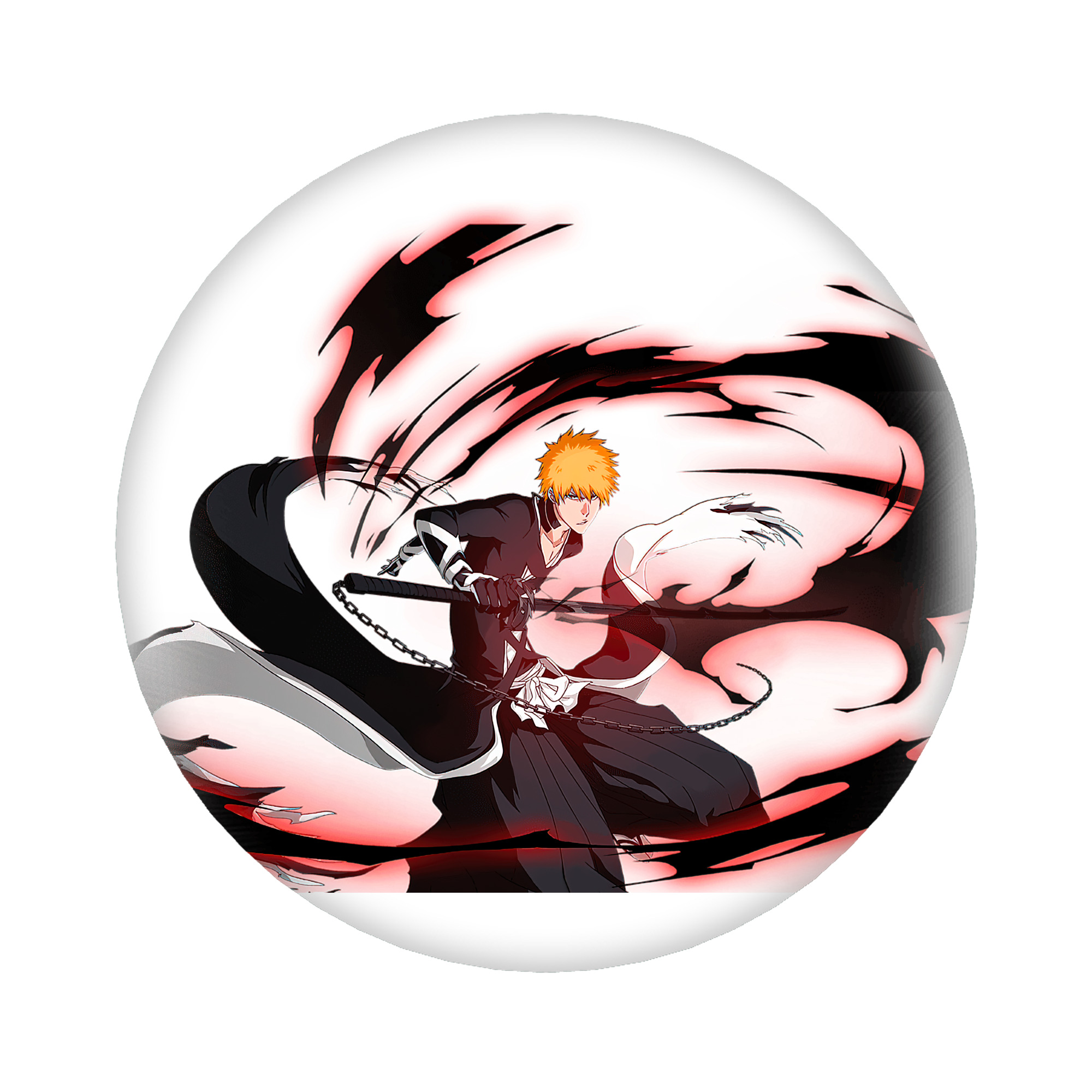 （画像用） ブリーチ 黒崎一護（くろさき いちご）BLEACH Kurosaki Ichigo 6cm 缶バッジ 複数セット