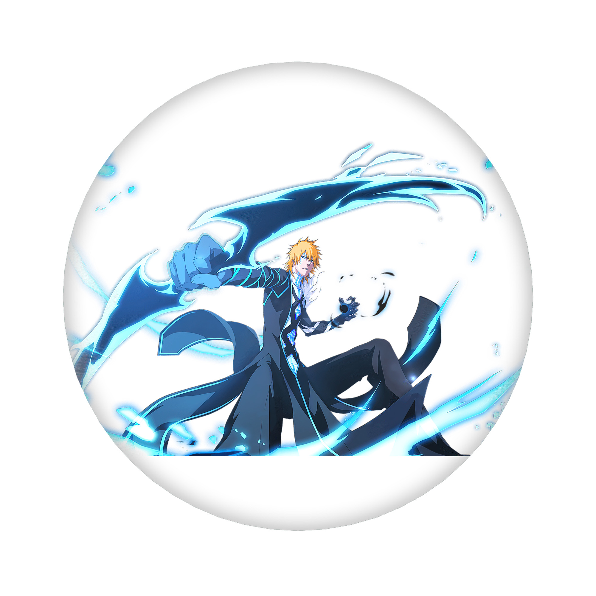 （画像用） ブリーチ 黒崎一護（くろさき いちご）BLEACH Kurosaki Ichigo 6cm 缶バッジ 複数セット