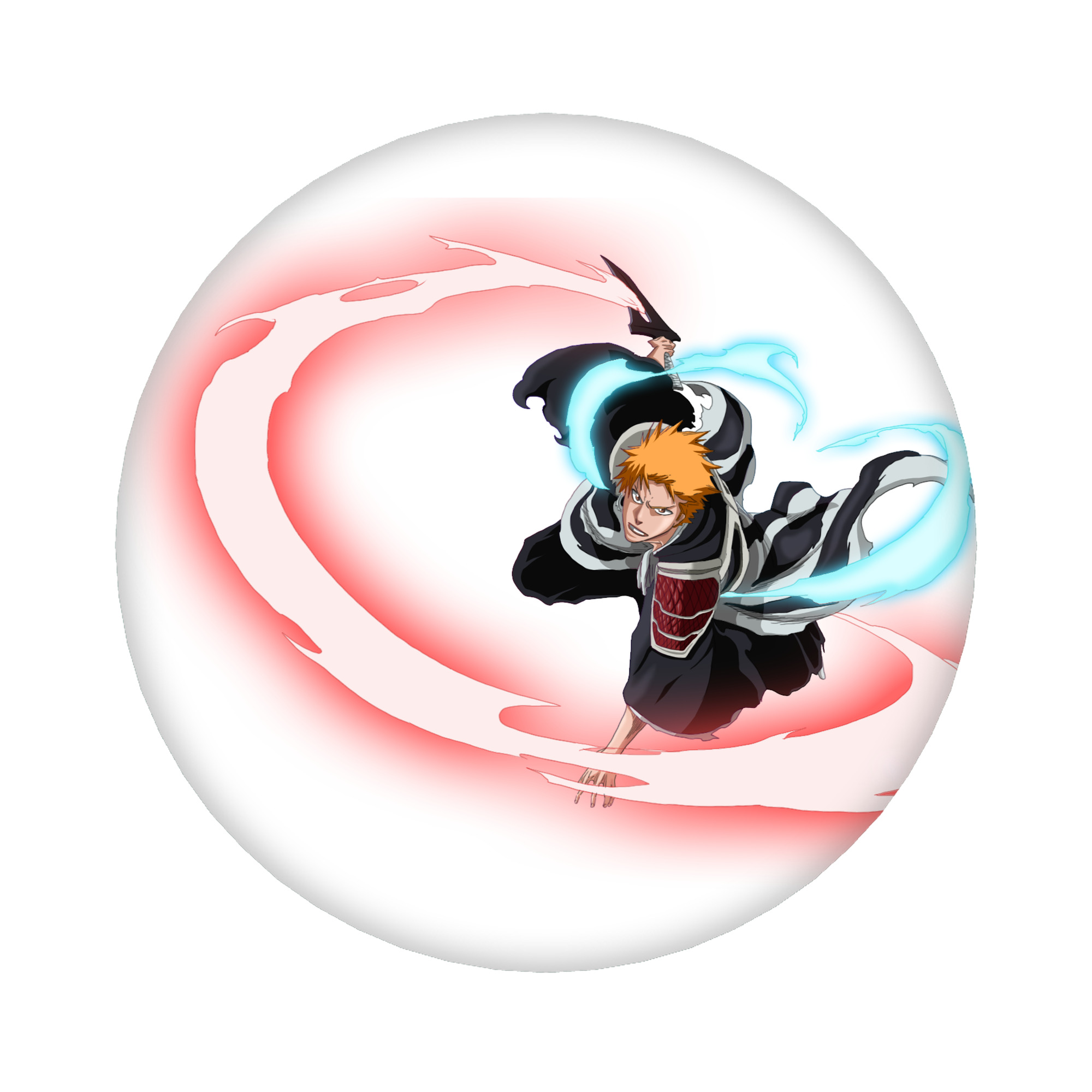 （画像用） ブリーチ 黒崎一護（くろさき いちご）BLEACH Kurosaki Ichigo 6cm 缶バッジ 複数セット
