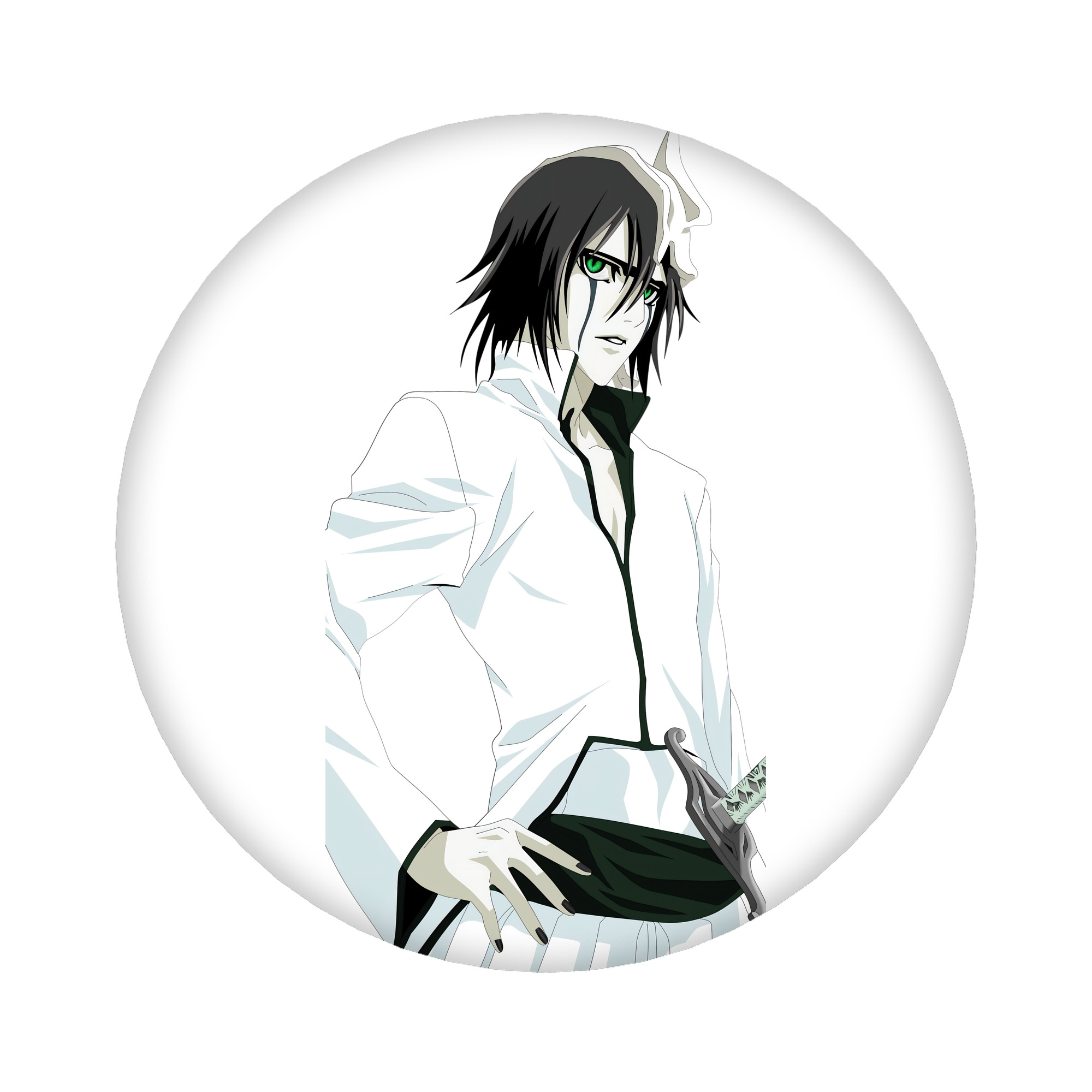 （画像用） ブリーチ ウルキオラ·シファー BLEACH Ulquiorra cifer 6cm 缶バッジ 複数セット
