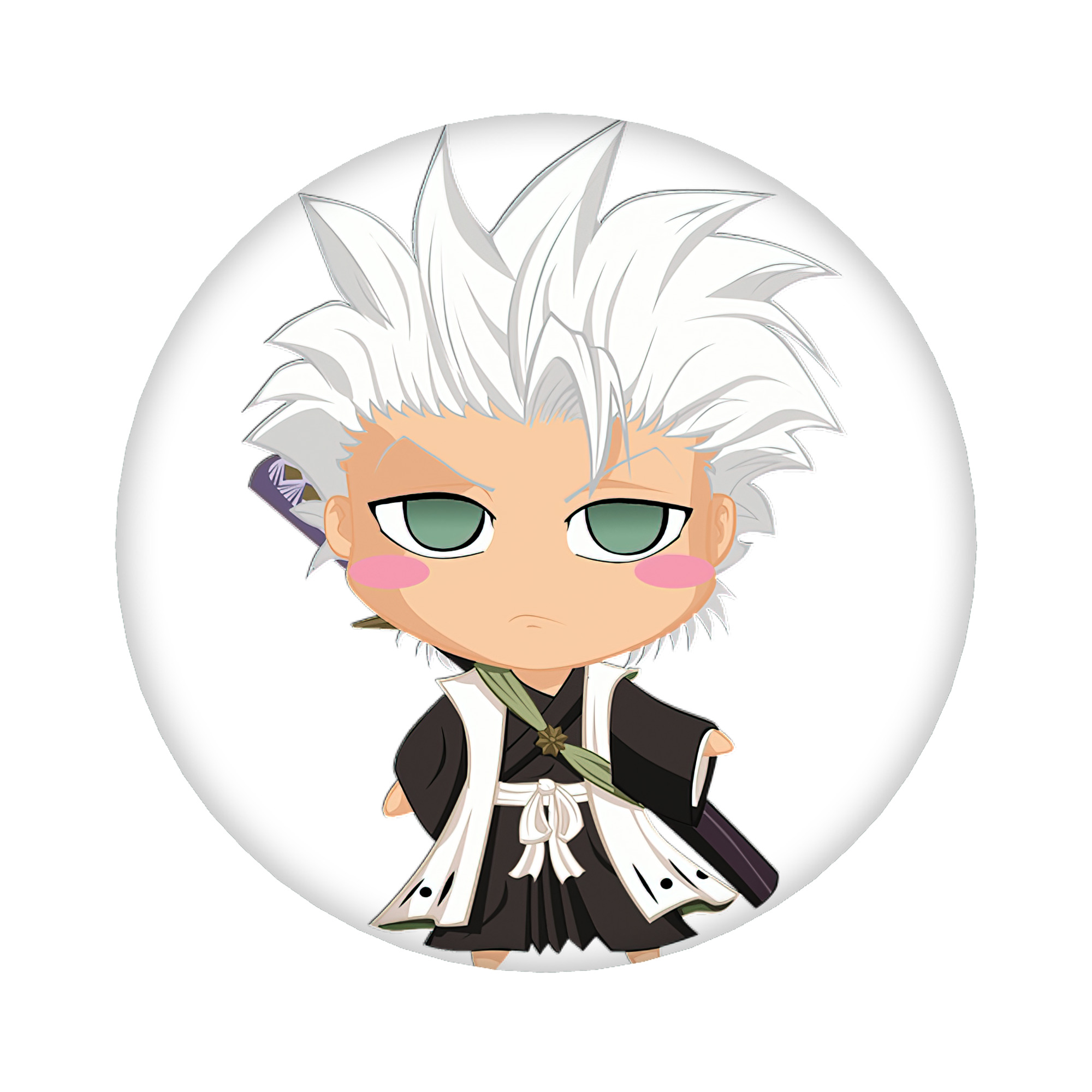 （画像用） ブリーチ 日番谷冬獅郎（ひつがや とうしろう） BLEACH Hitsugaya Toushirou 6cm 缶バッジ 複数セット