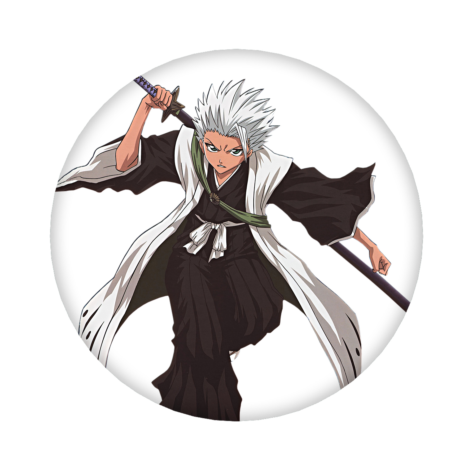 （画像用） ブリーチ 日番谷冬獅郎（ひつがや とうしろう） BLEACH Hitsugaya Toushirou 6cm 缶バッジ 複数セット