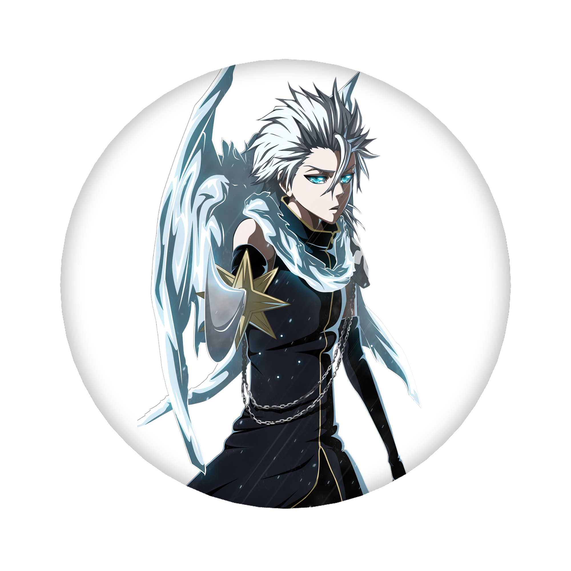 （画像用） ブリーチ 日番谷冬獅郎（ひつがや とうしろう） BLEACH Hitsugaya Toushirou 6cm 缶バッジ 複数セット