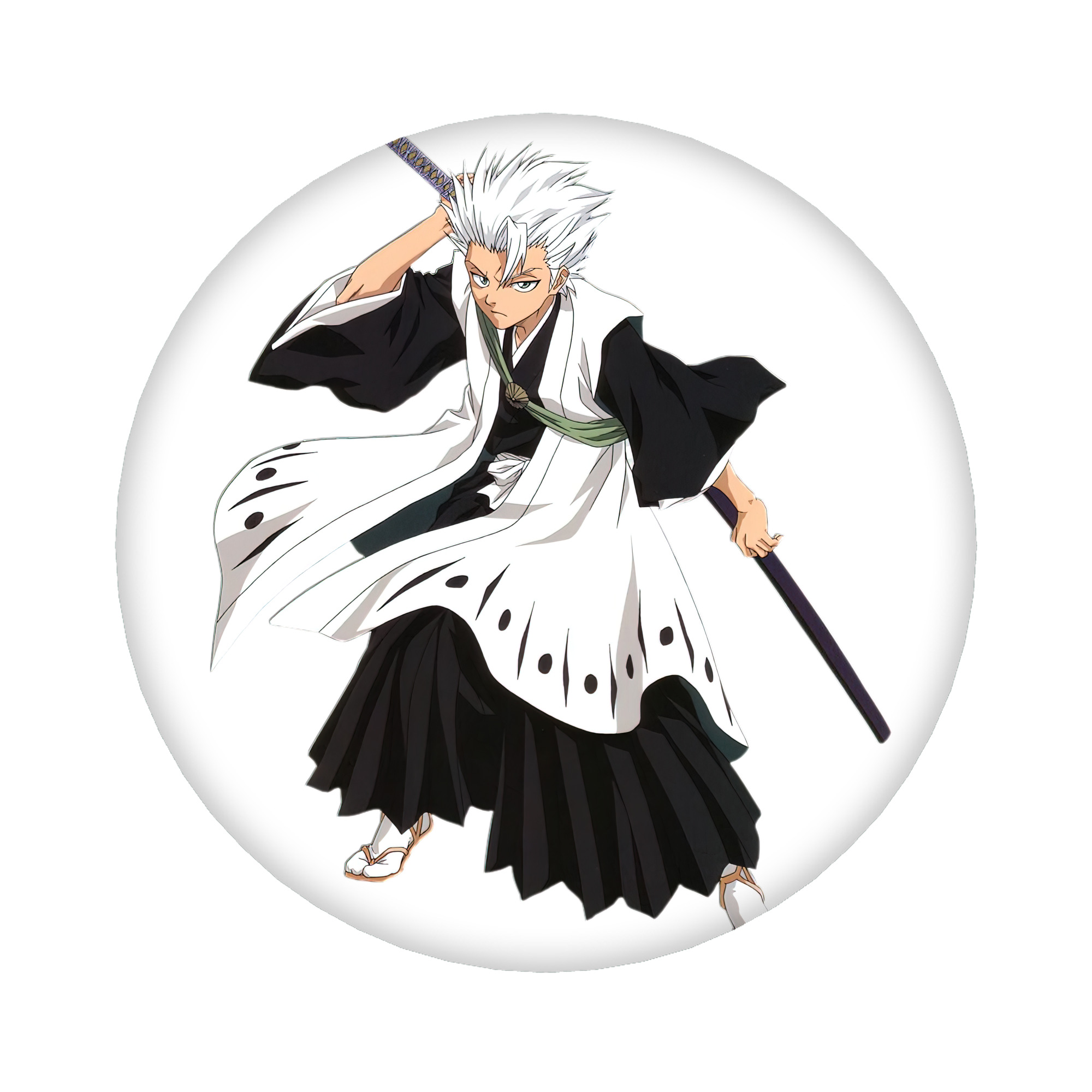 （画像用） ブリーチ 日番谷冬獅郎（ひつがや とうしろう） BLEACH Hitsugaya Toushirou 6cm 缶バッジ 複数セット