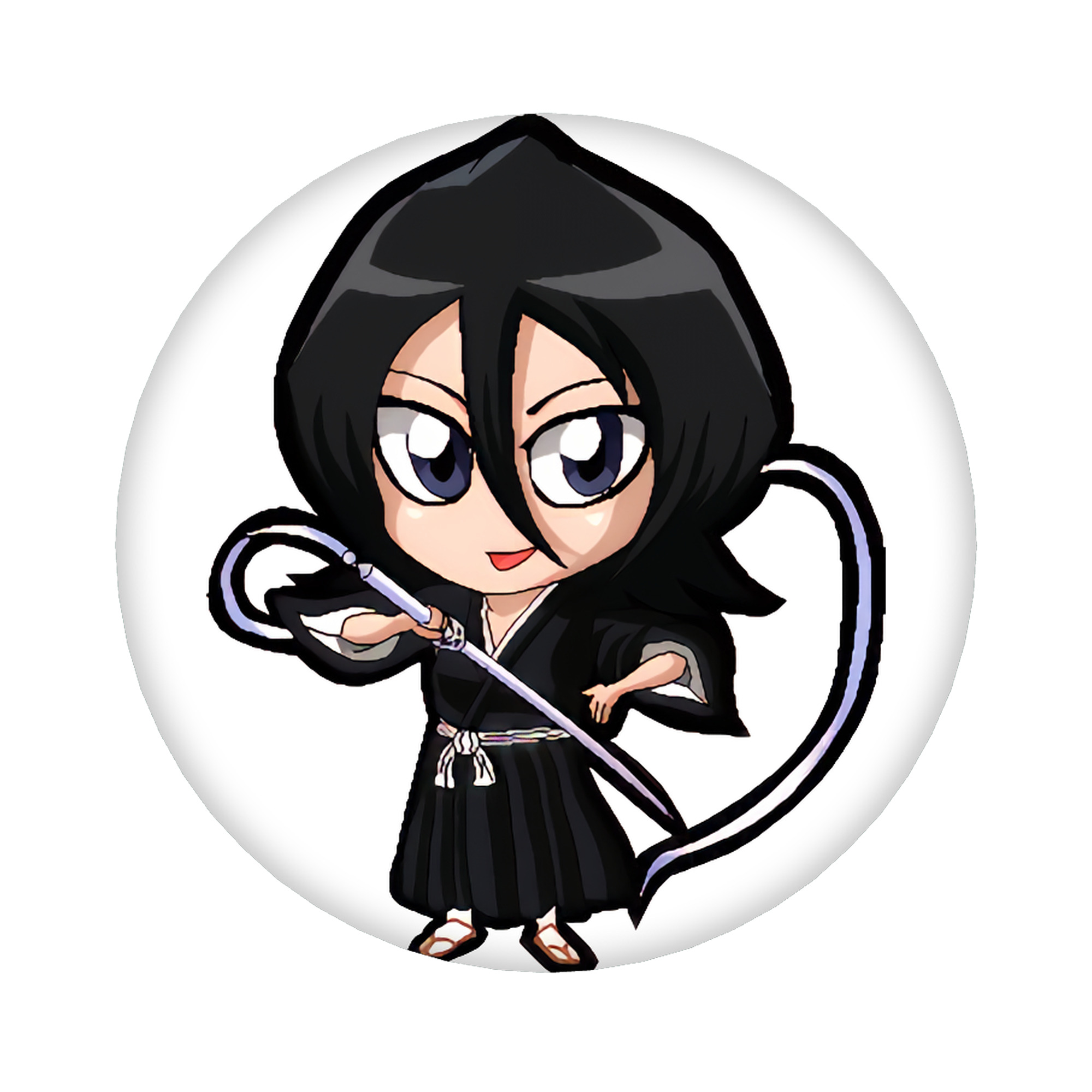 （画像用） ブリーチ 朽木ルキア BLEACH Kuchiki Rukia 6cm 缶バッジ 複数セット
