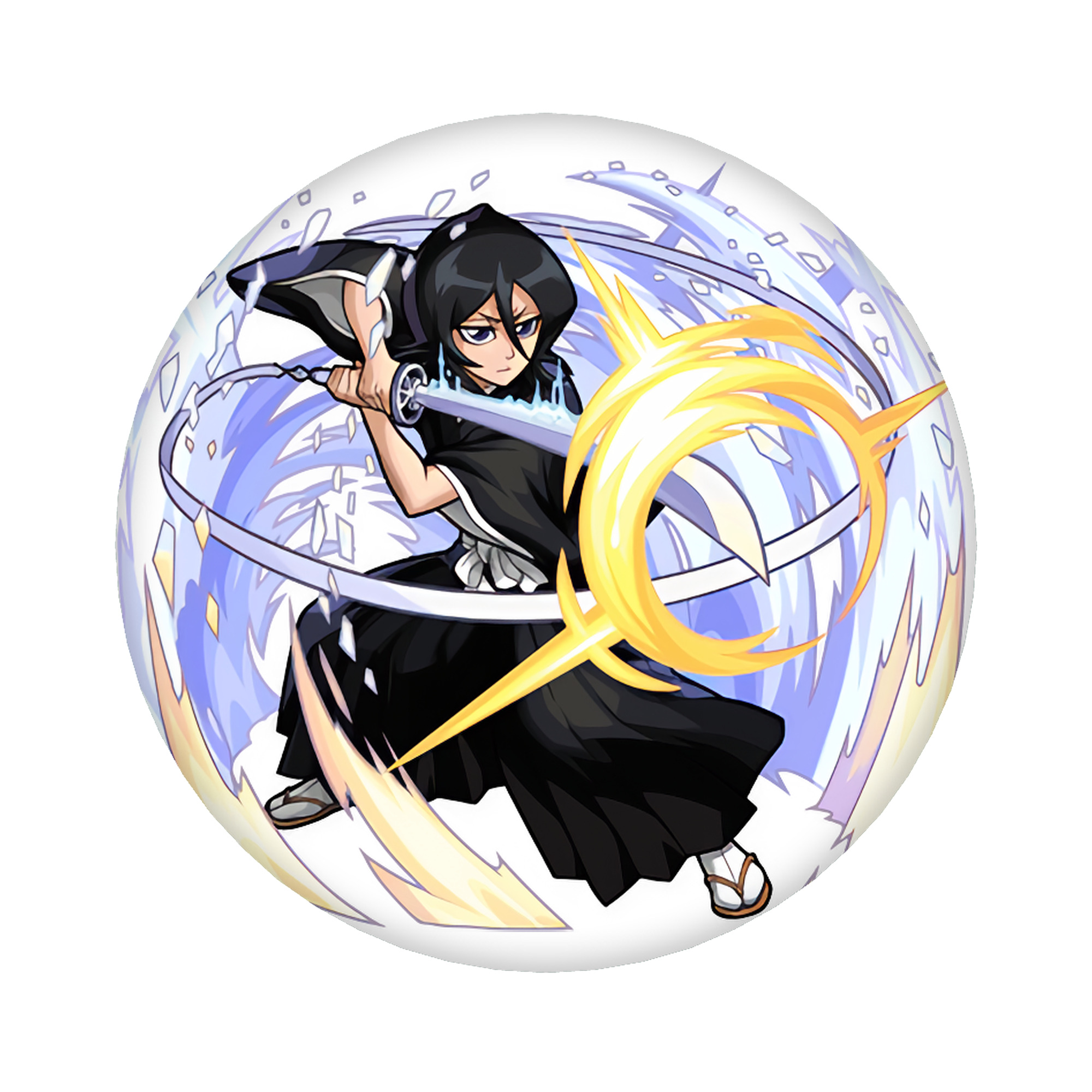 （画像用） ブリーチ 朽木ルキア BLEACH Kuchiki Rukia 6cm 缶バッジ 複数セット