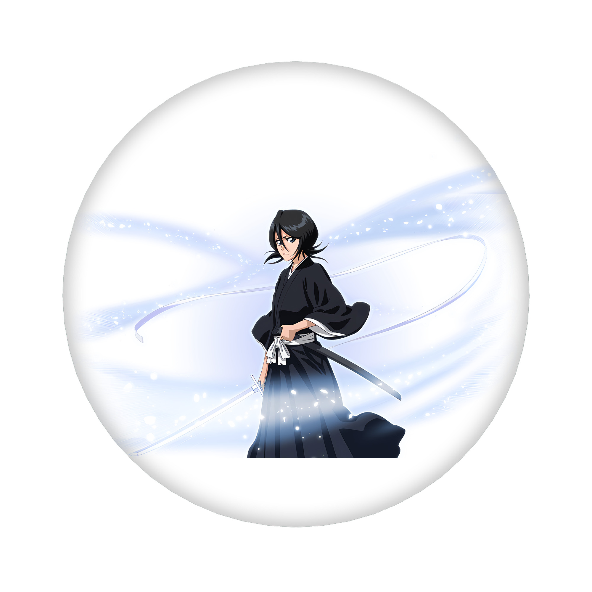 （画像用） ブリーチ 朽木ルキア BLEACH Kuchiki Rukia 6cm 缶バッジ 複数セット