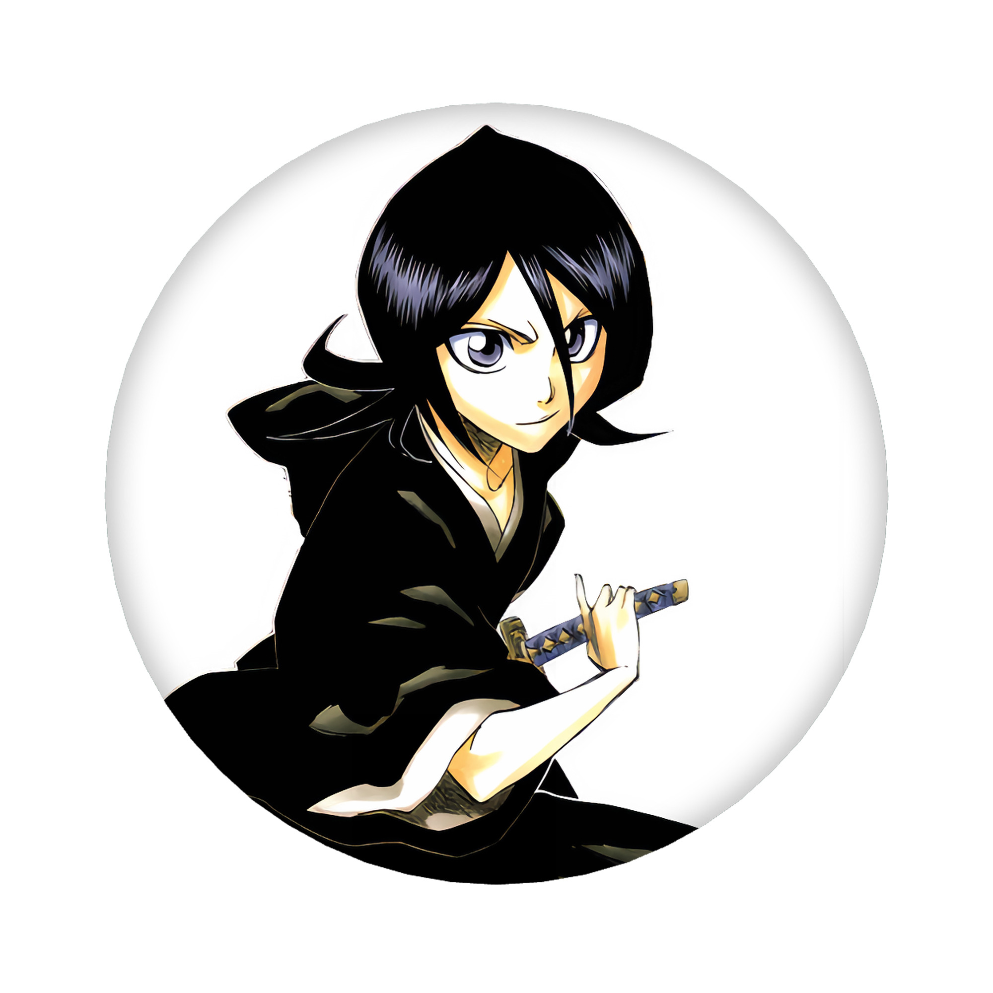 （画像用） ブリーチ 朽木ルキア BLEACH Kuchiki Rukia 6cm 缶バッジ 複数セット