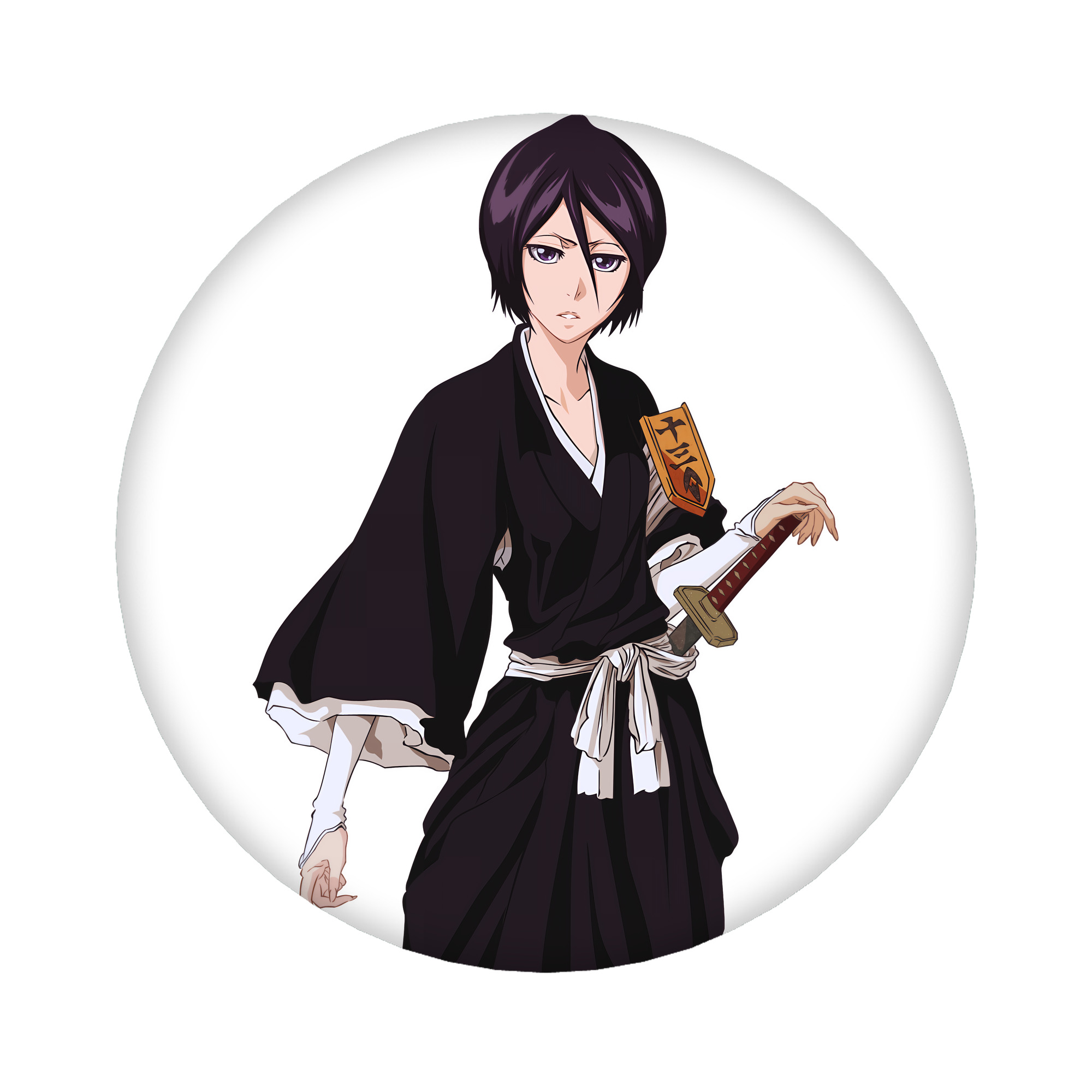 （画像用） ブリーチ 朽木ルキア BLEACH Kuchiki Rukia 6cm 缶バッジ 複数セット