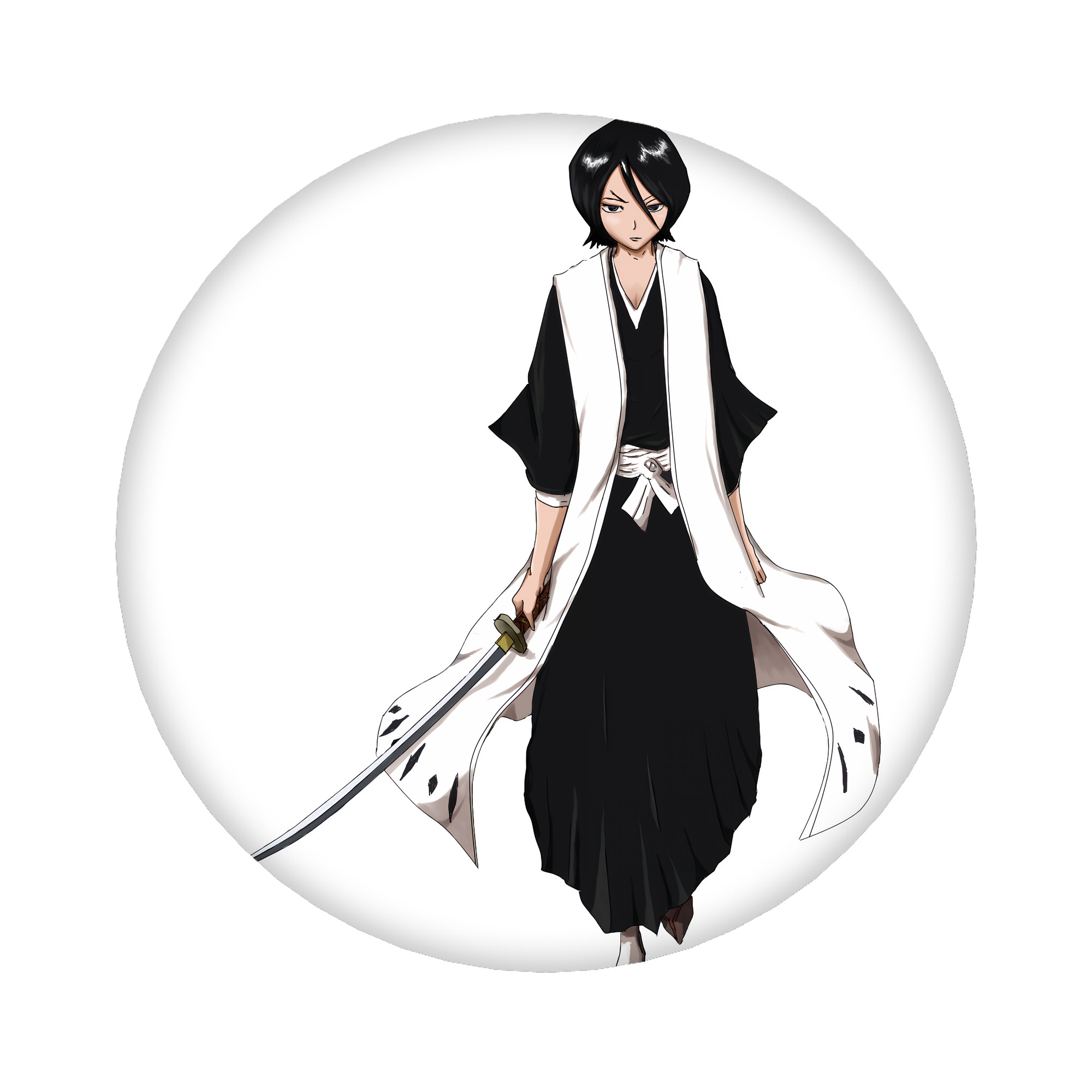 （画像用） ブリーチ 朽木ルキア BLEACH Kuchiki Rukia 6cm 缶バッジ 複数セット