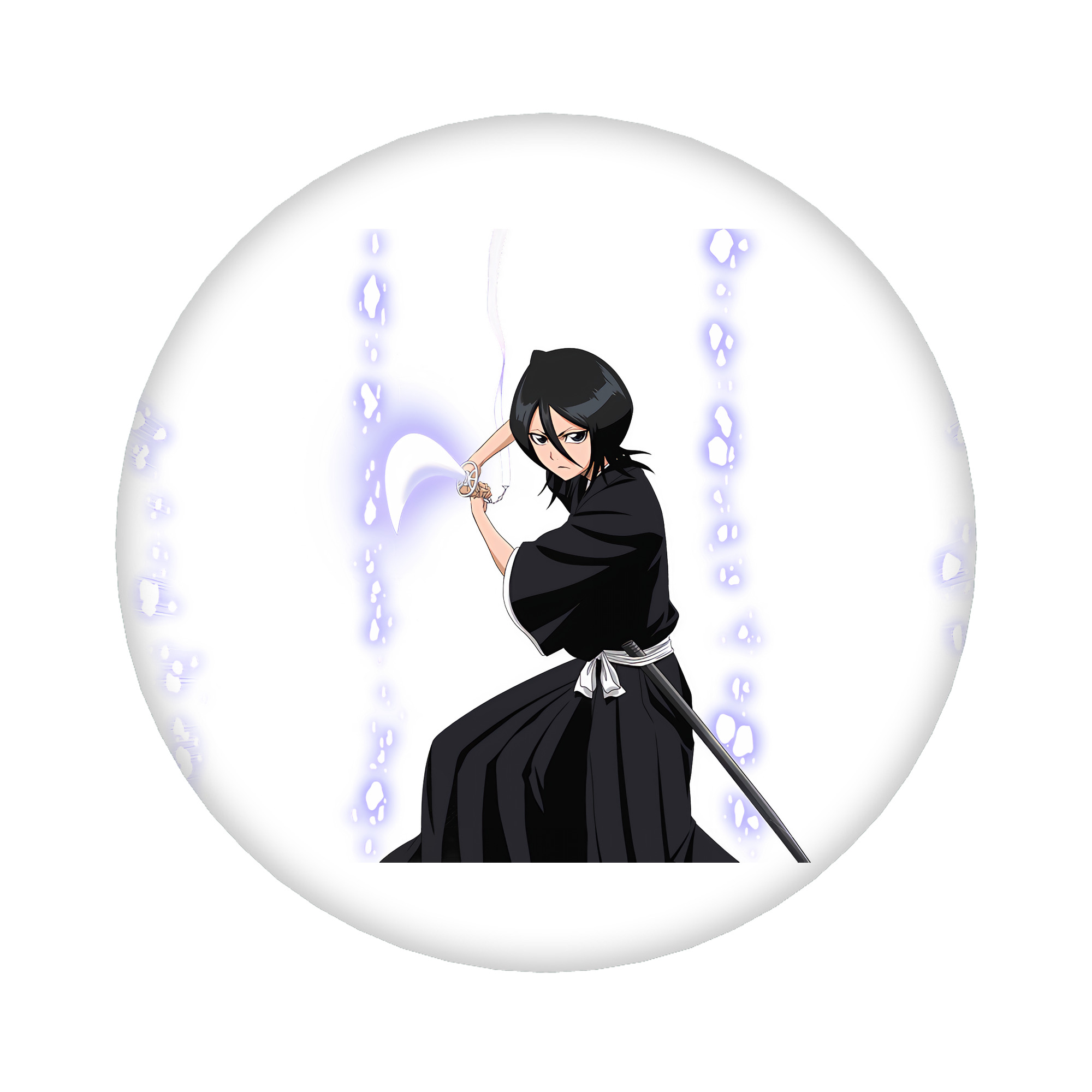 （画像用） ブリーチ 朽木ルキア BLEACH Kuchiki Rukia 6cm 缶バッジ 複数セット