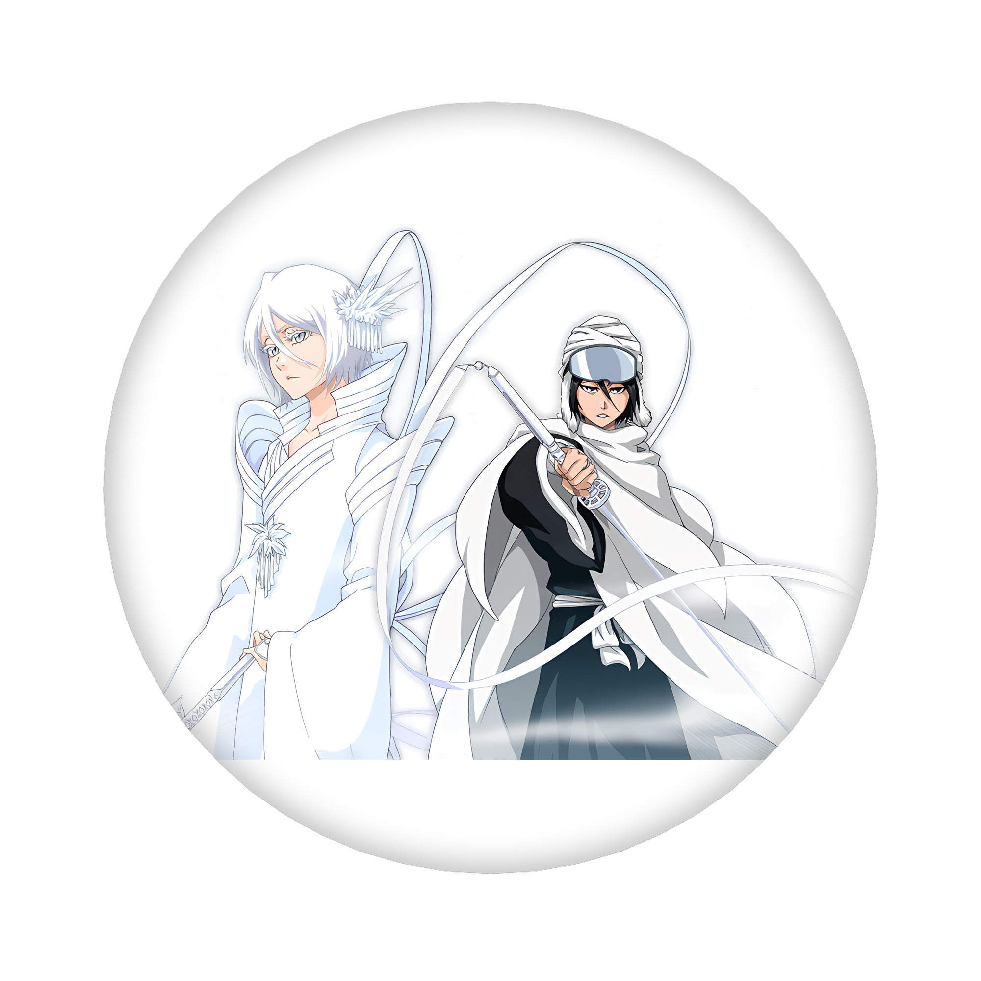 （画像用） ブリーチ 朽木ルキア BLEACH Kuchiki Rukia 6cm 缶バッジ 複数セット