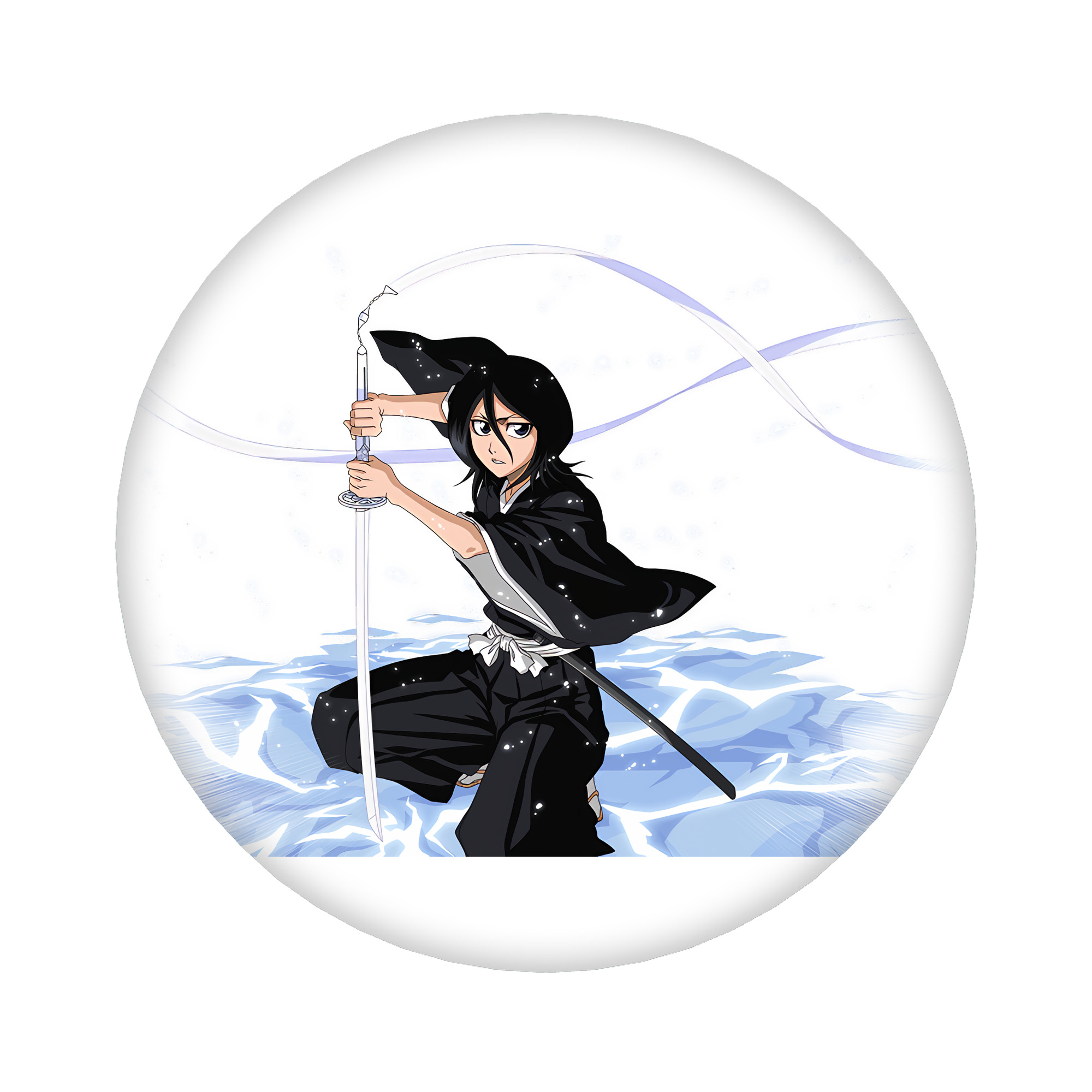 （画像用） ブリーチ 朽木ルキア BLEACH Kuchiki Rukia 6cm 缶バッジ 複数セット