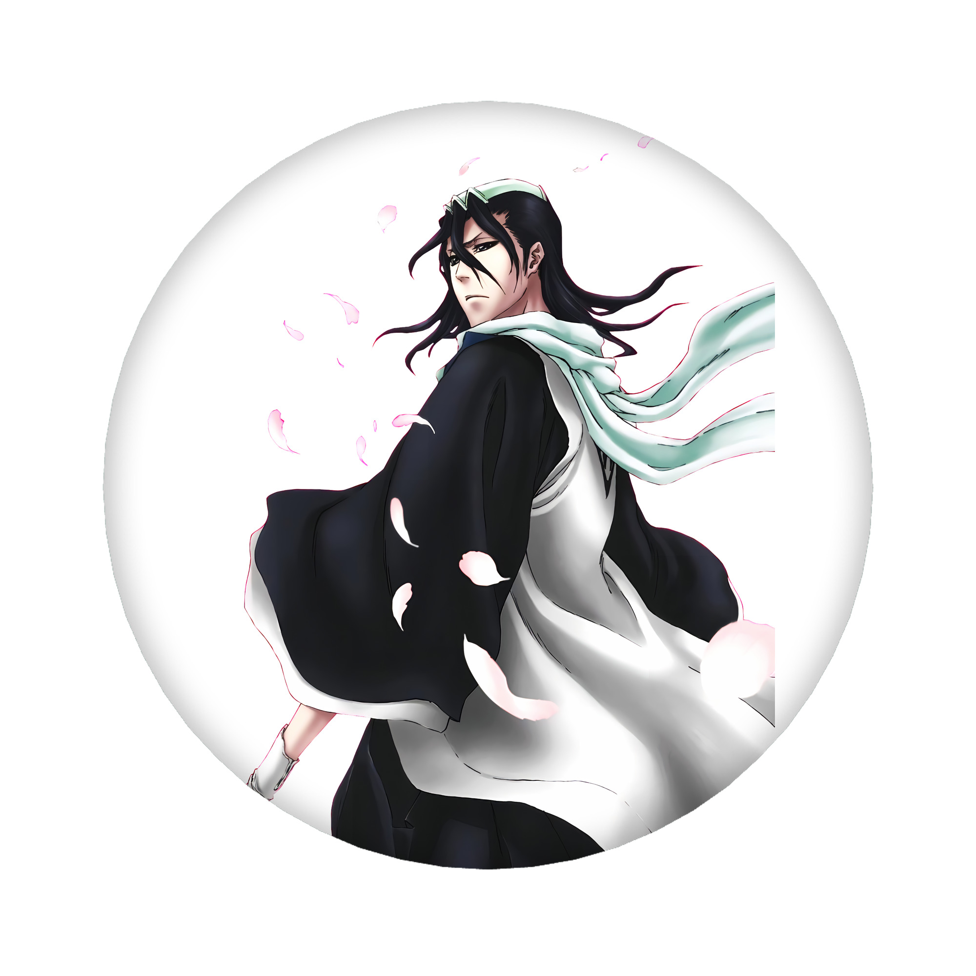 （画像用） ブリーチ くちき びゃくや BLEACH Kuchiki Byakuya 6cm 缶バッジ 複数セット