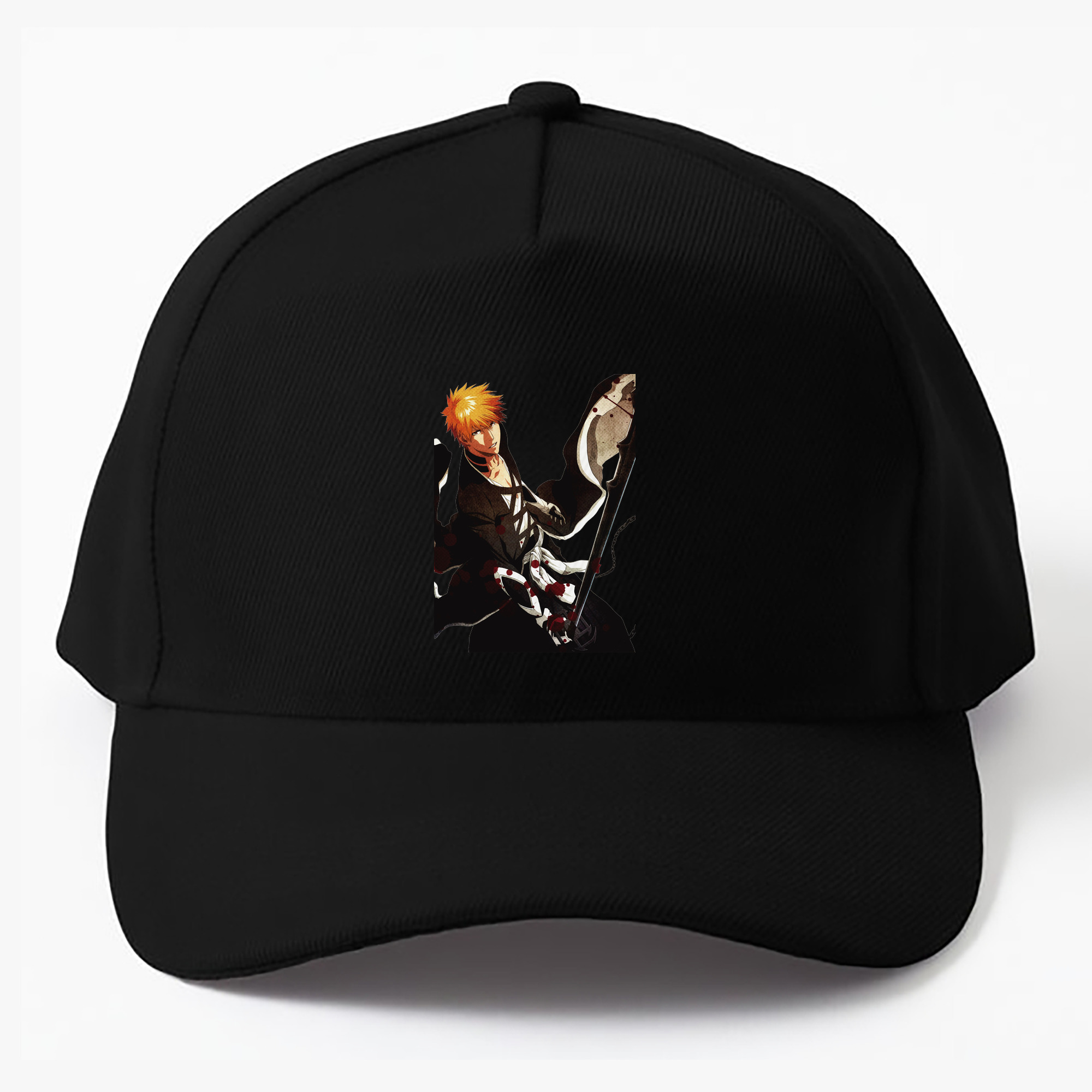 （画像用） ブリーチ 黒崎一護（くろさき いちご）BLEACH Kurosaki Ichigo ベースボールキャップ 綿100％ 男女兼用 帽子 スポーツ