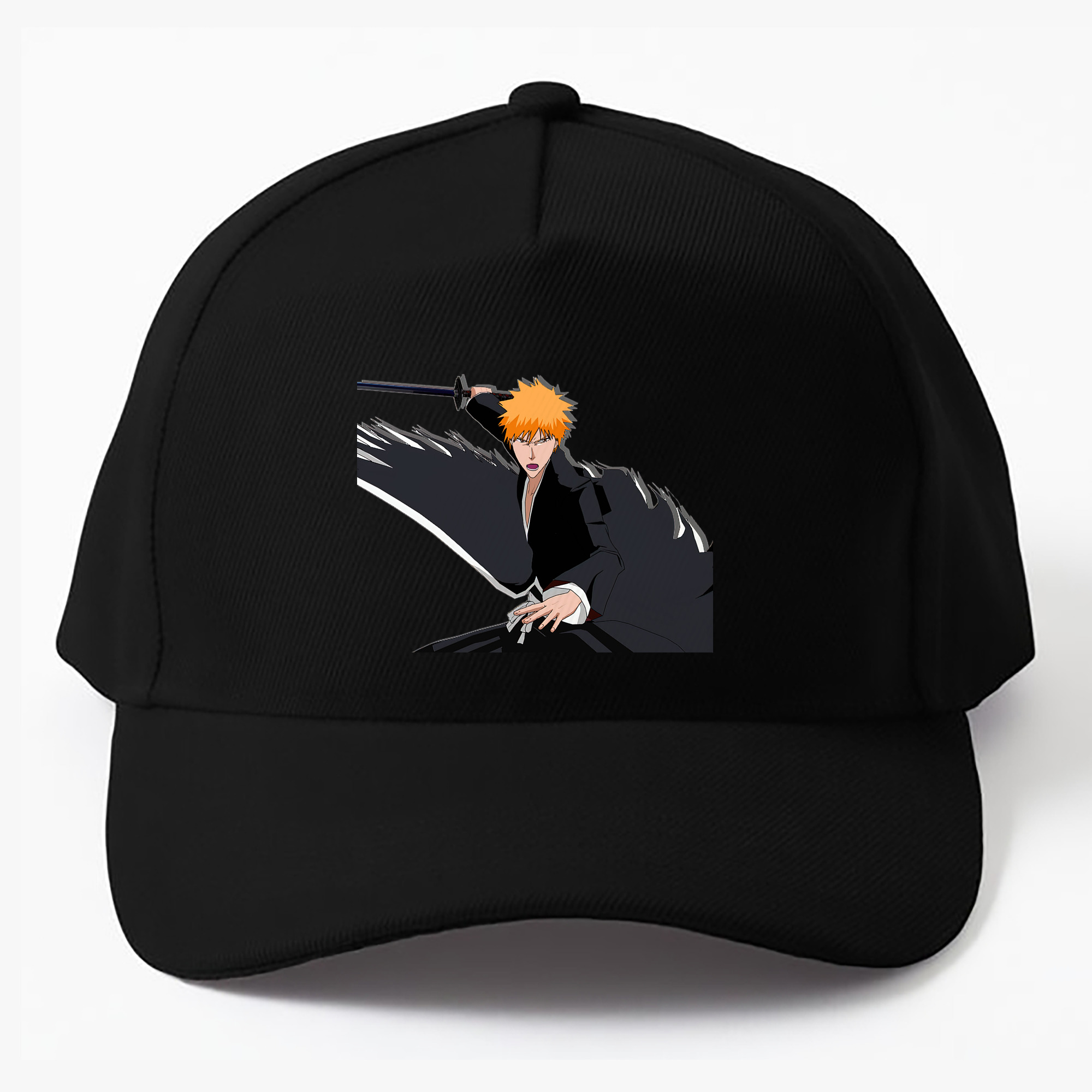 （画像用） ブリーチ 黒崎一護（くろさき いちご）BLEACH Kurosaki Ichigo ベースボールキャップ 綿100％ 男女兼用 帽子 スポーツ