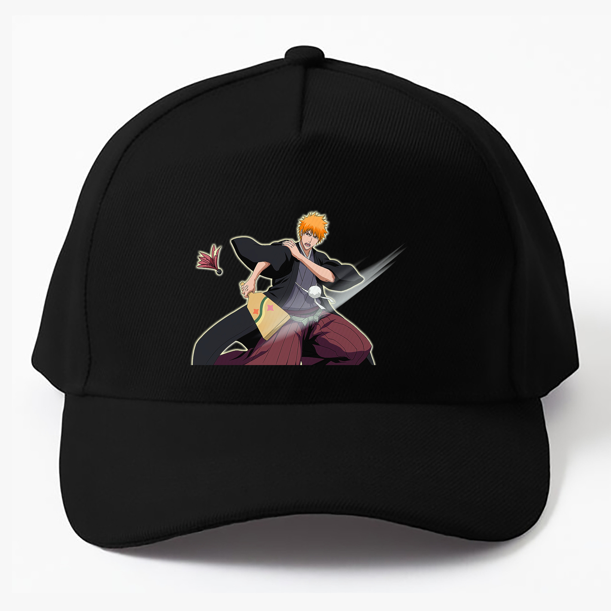 （画像用） ブリーチ 黒崎一護（くろさき いちご）BLEACH Kurosaki Ichigo ベースボールキャップ 綿100％ 男女兼用 帽子 スポーツ