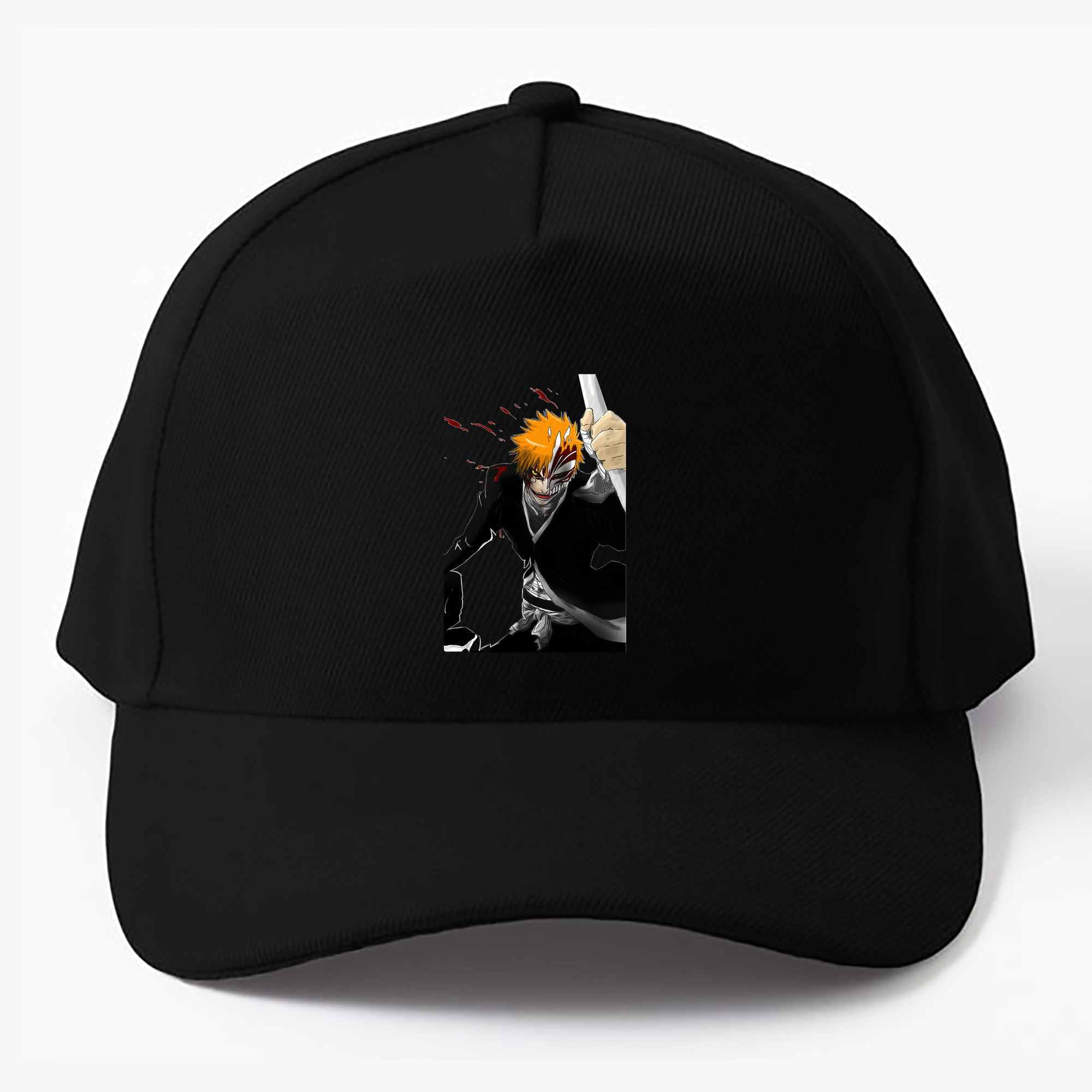 （画像用） ブリーチ 黒崎一護（くろさき いちご）BLEACH Kurosaki Ichigo ベースボールキャップ 綿100％ 男女兼用 帽子 スポーツ