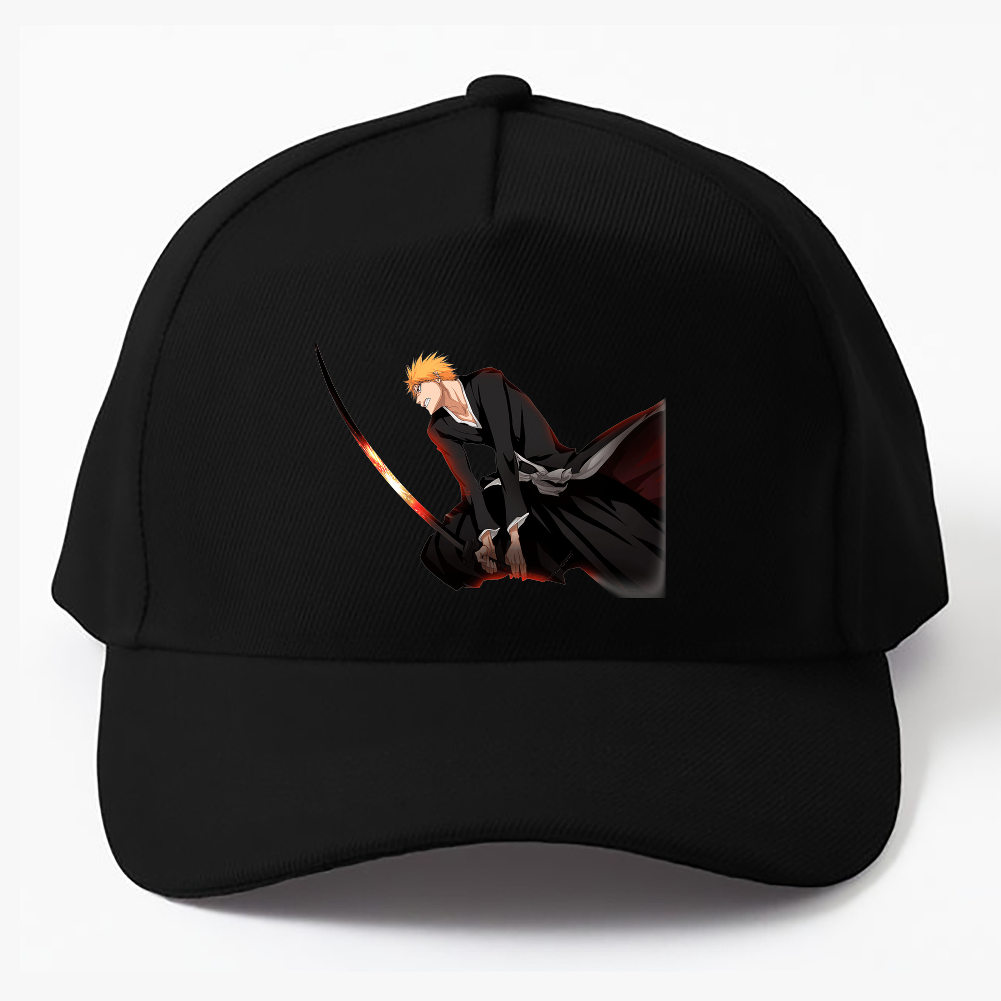 （画像用） ブリーチ 黒崎一護（くろさき いちご）BLEACH Kurosaki Ichigo ベースボールキャップ 綿100％ 男女兼用 帽子 スポーツ