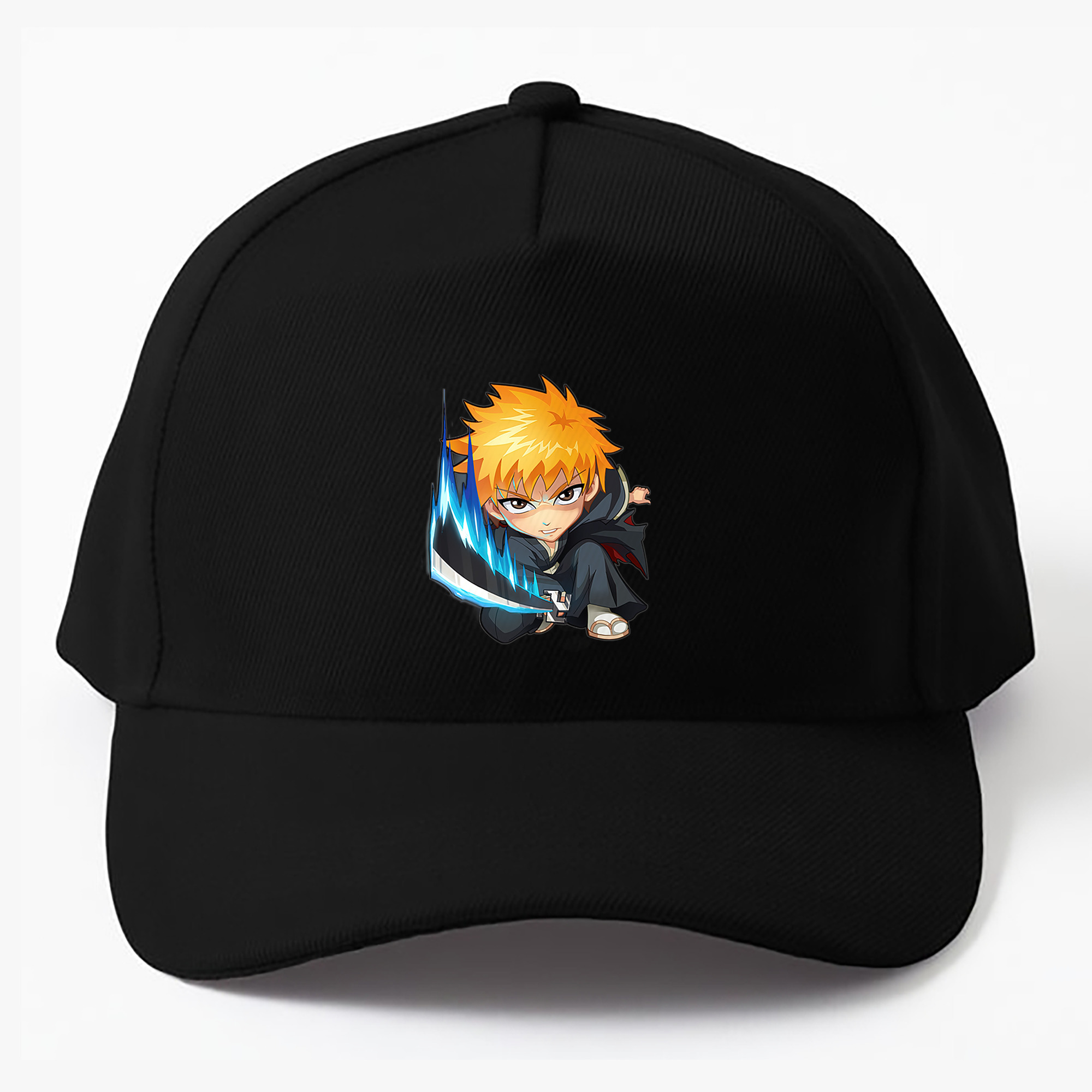 （画像用） ブリーチ 黒崎一護（くろさき いちご）BLEACH Kurosaki Ichigo ベースボールキャップ 綿100％ 男女兼用 帽子 スポーツ