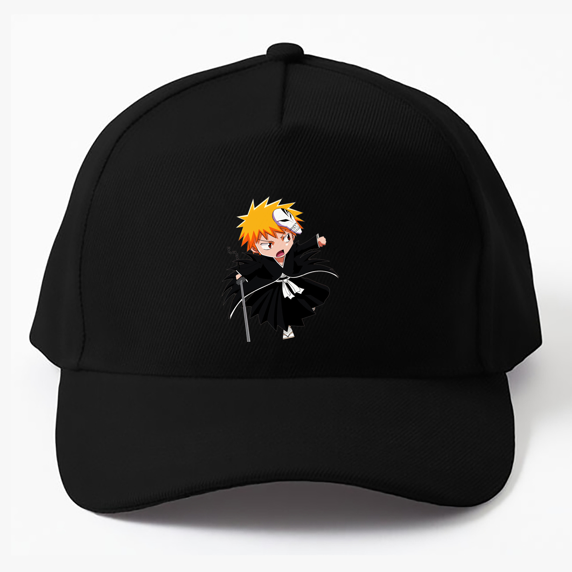 （画像用） ブリーチ 黒崎一護（くろさき いちご）BLEACH Kurosaki Ichigo ベースボールキャップ 綿100％ 男女兼用 帽子 スポーツ