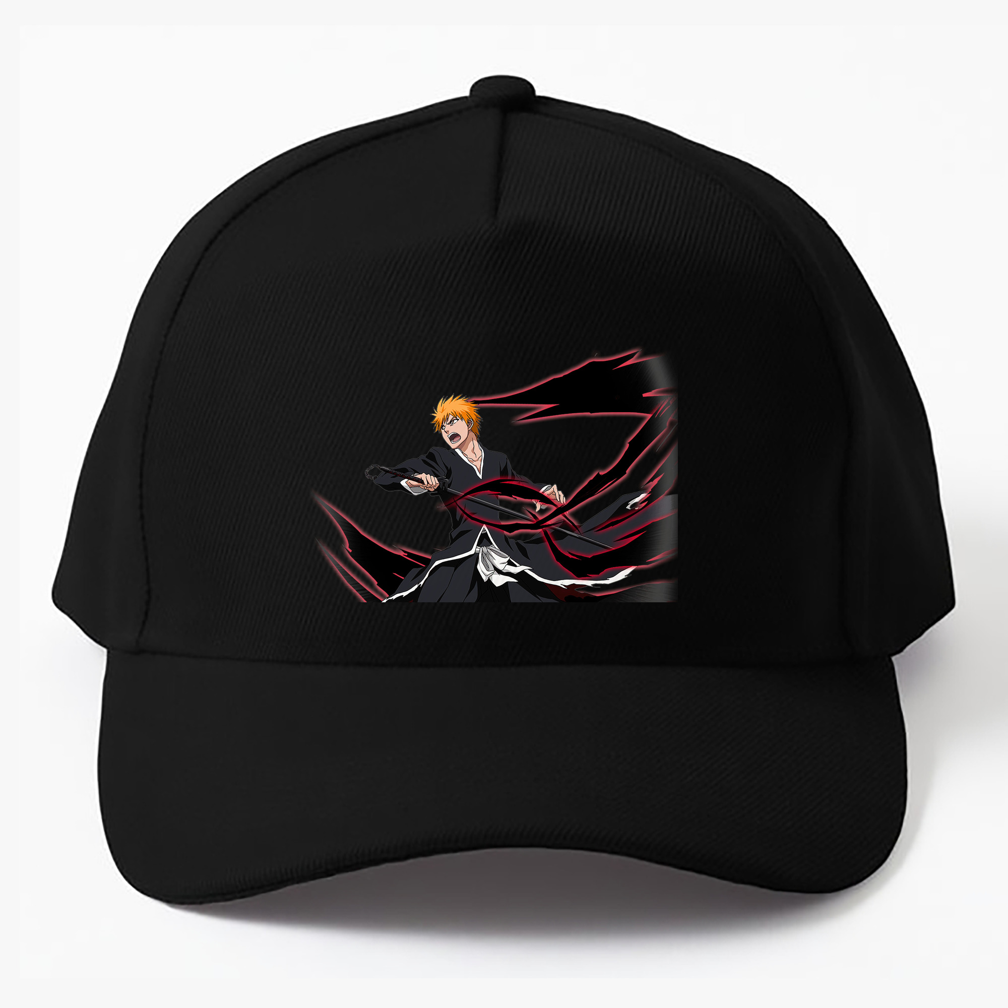 （画像用） ブリーチ 黒崎一護（くろさき いちご）BLEACH Kurosaki Ichigo ベースボールキャップ 綿100％ 男女兼用 帽子 スポーツ
