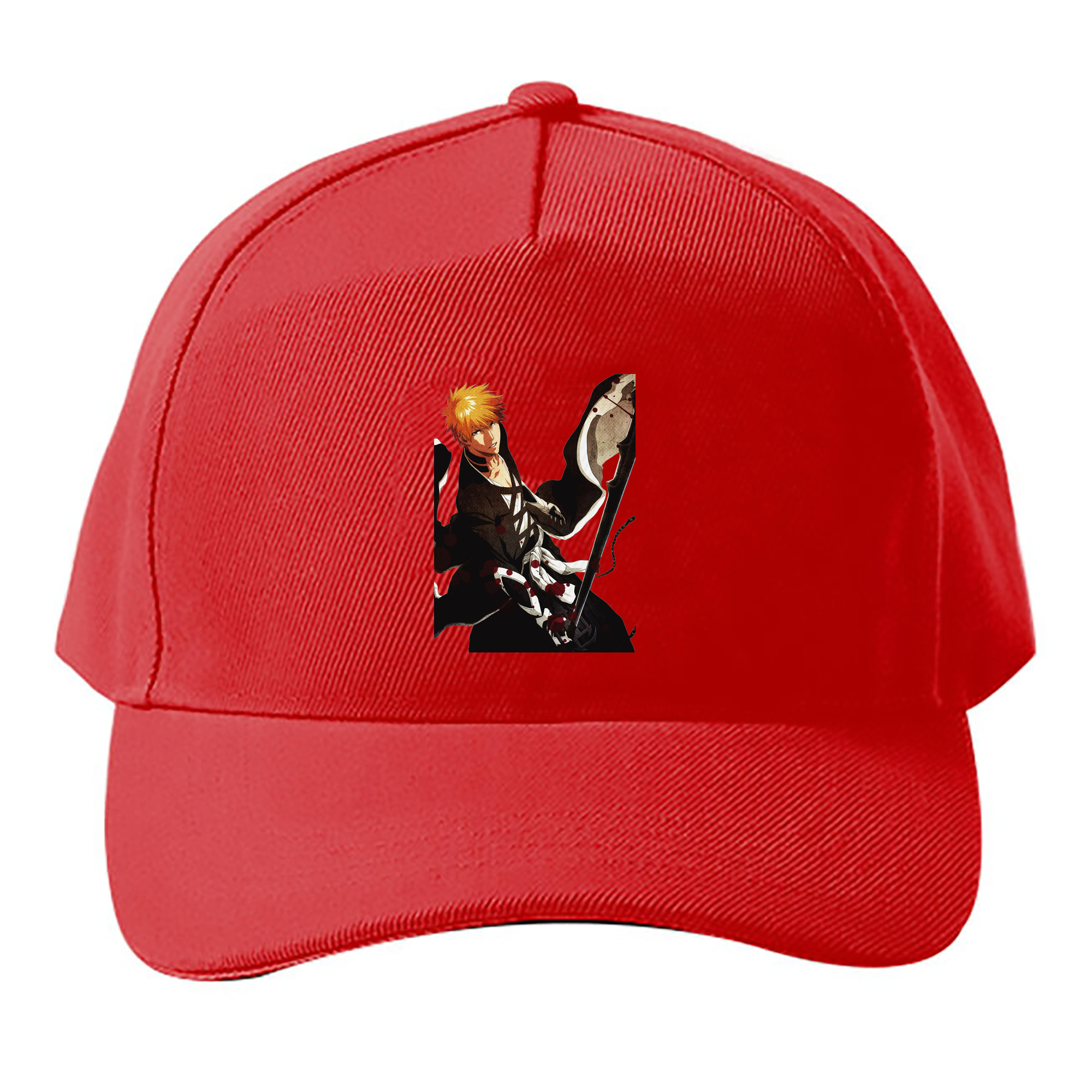 （画像用） ブリーチ 黒崎一護（くろさき いちご）BLEACH Kurosaki Ichigo ベースボールキャップ 綿100％ 男女兼用 帽子 スポーツ