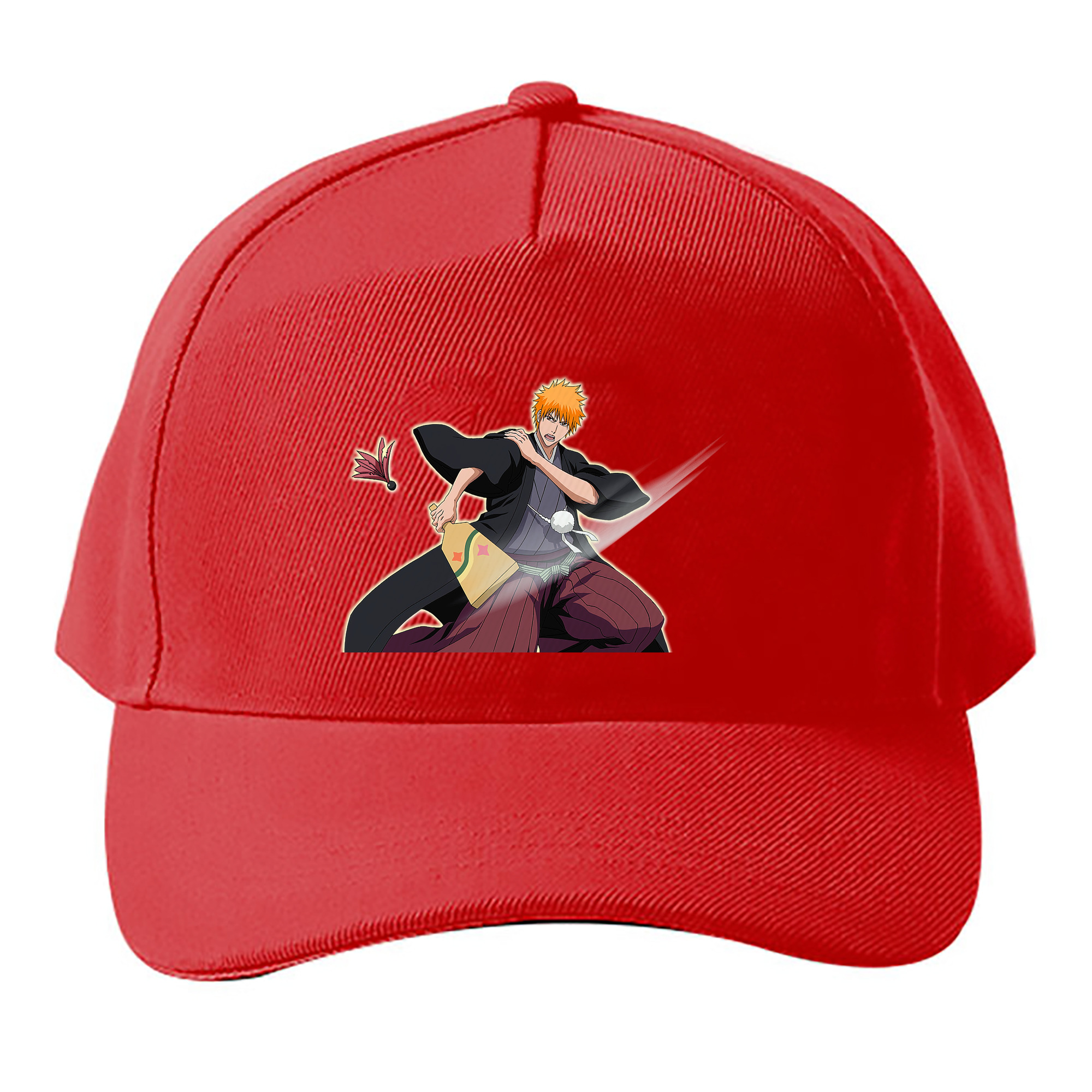 （画像用） ブリーチ 黒崎一護（くろさき いちご）BLEACH Kurosaki Ichigo ベースボールキャップ 綿100％ 男女兼用 帽子 スポーツ