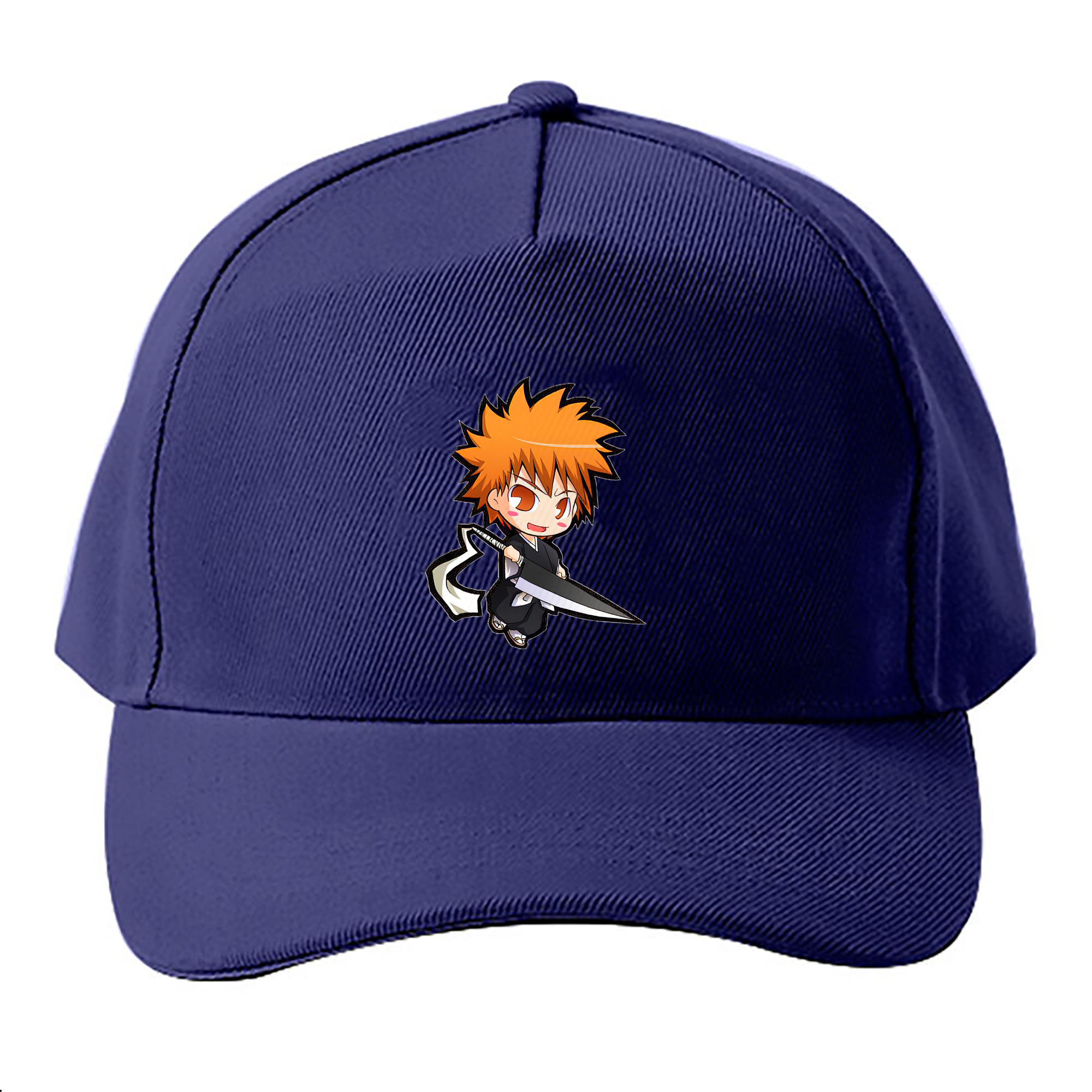 （画像用） ブリーチ 黒崎一護（くろさき いちご）BLEACH Kurosaki Ichigo ベースボールキャップ 綿100％ 男女兼用 帽子 スポーツ