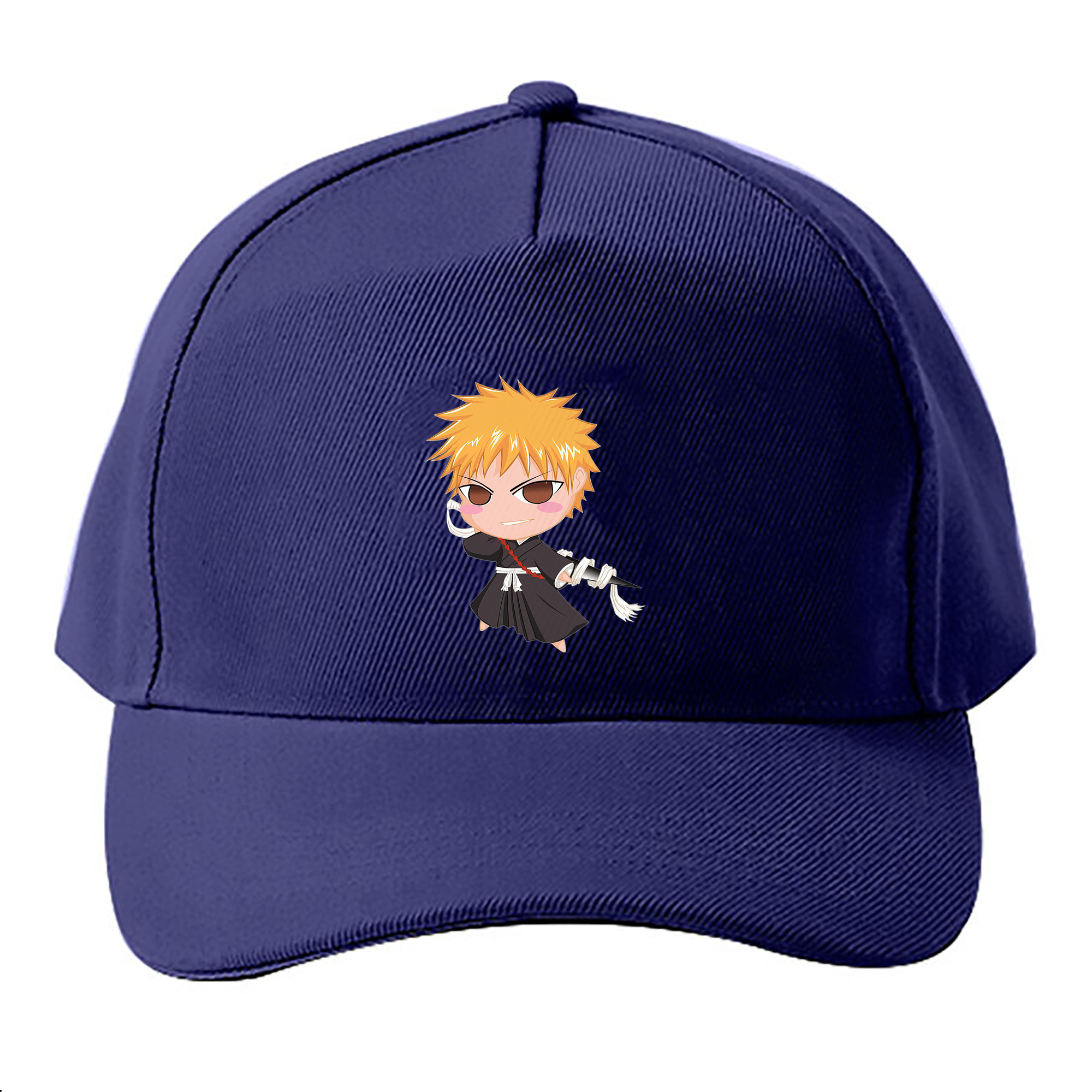 （画像用） ブリーチ 黒崎一護（くろさき いちご）BLEACH Kurosaki Ichigo ベースボールキャップ 綿100％ 男女兼用 帽子 スポーツ