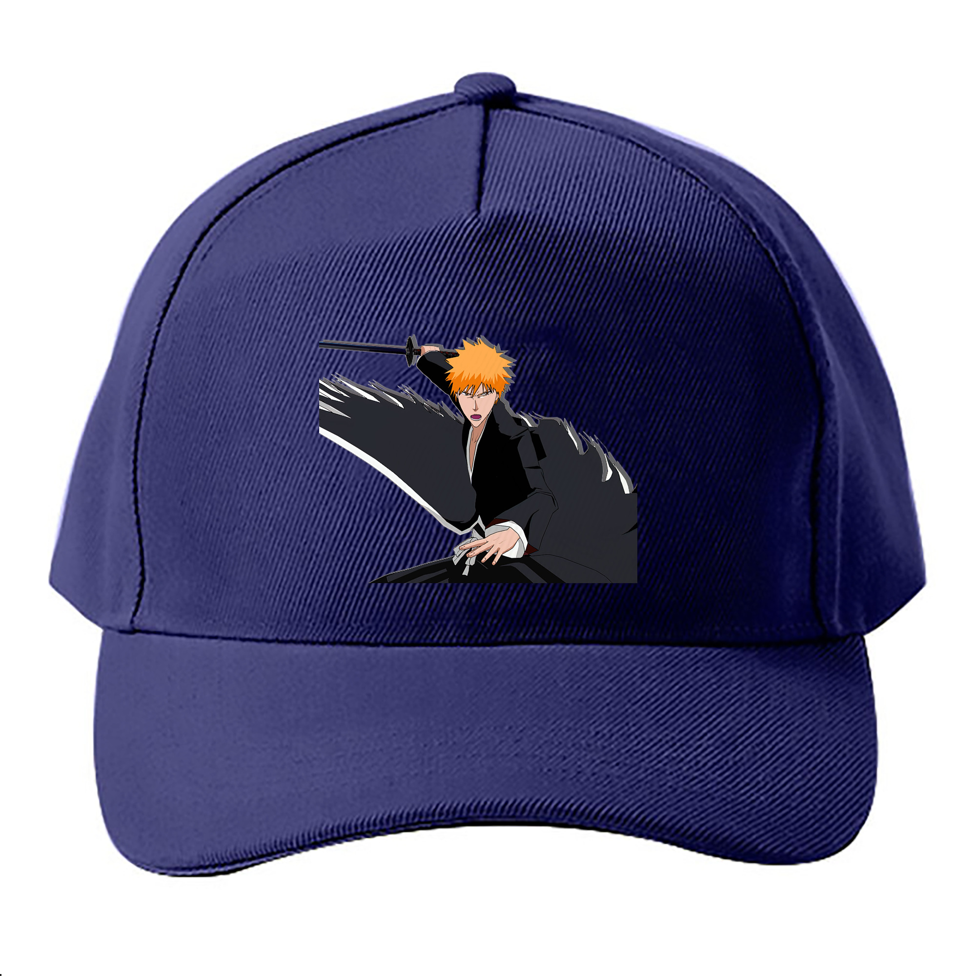 （画像用） ブリーチ 黒崎一護（くろさき いちご）BLEACH Kurosaki Ichigo ベースボールキャップ 綿100％ 男女兼用 帽子 スポーツ