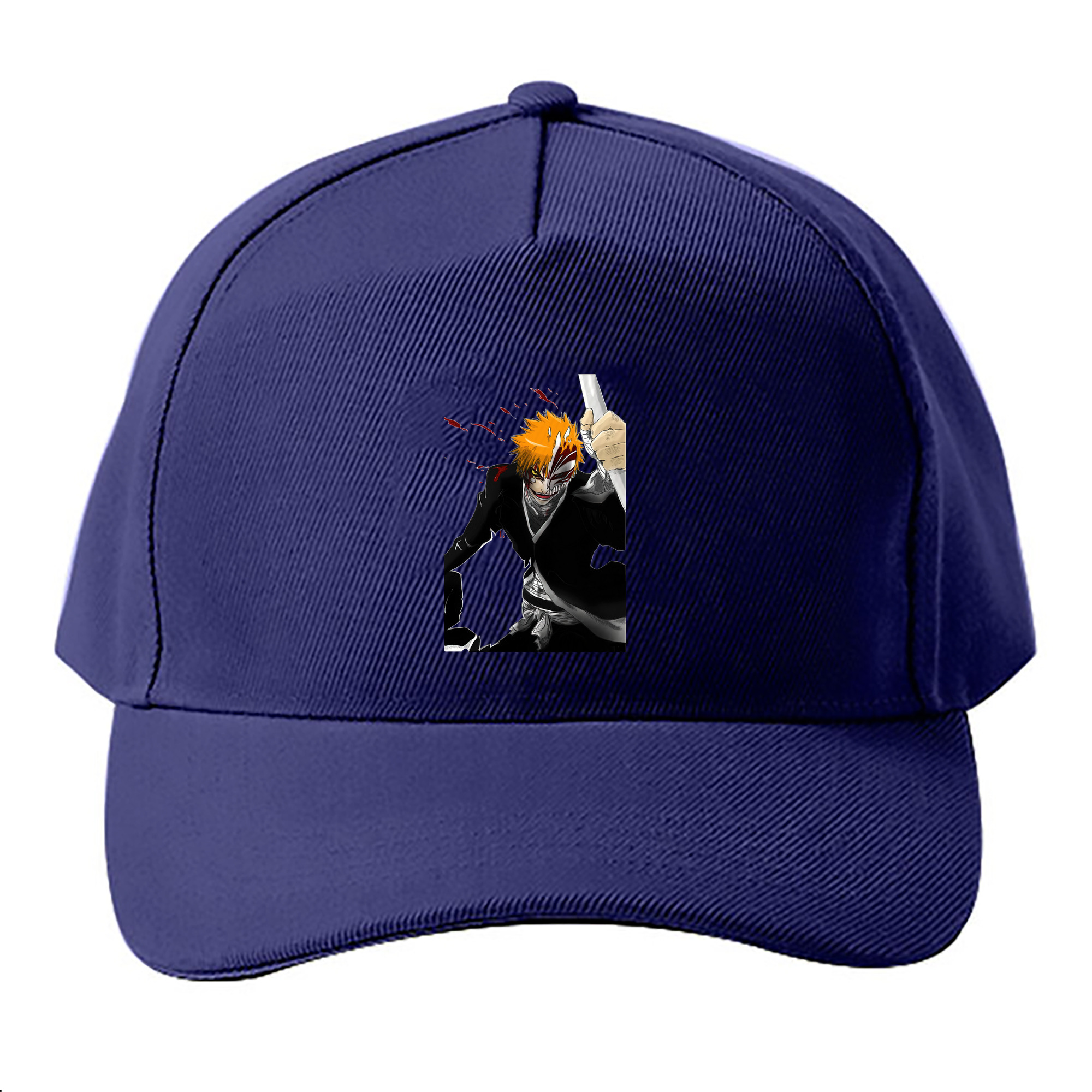 （画像用） ブリーチ 黒崎一護（くろさき いちご）BLEACH Kurosaki Ichigo ベースボールキャップ 綿100％ 男女兼用 帽子 スポーツ