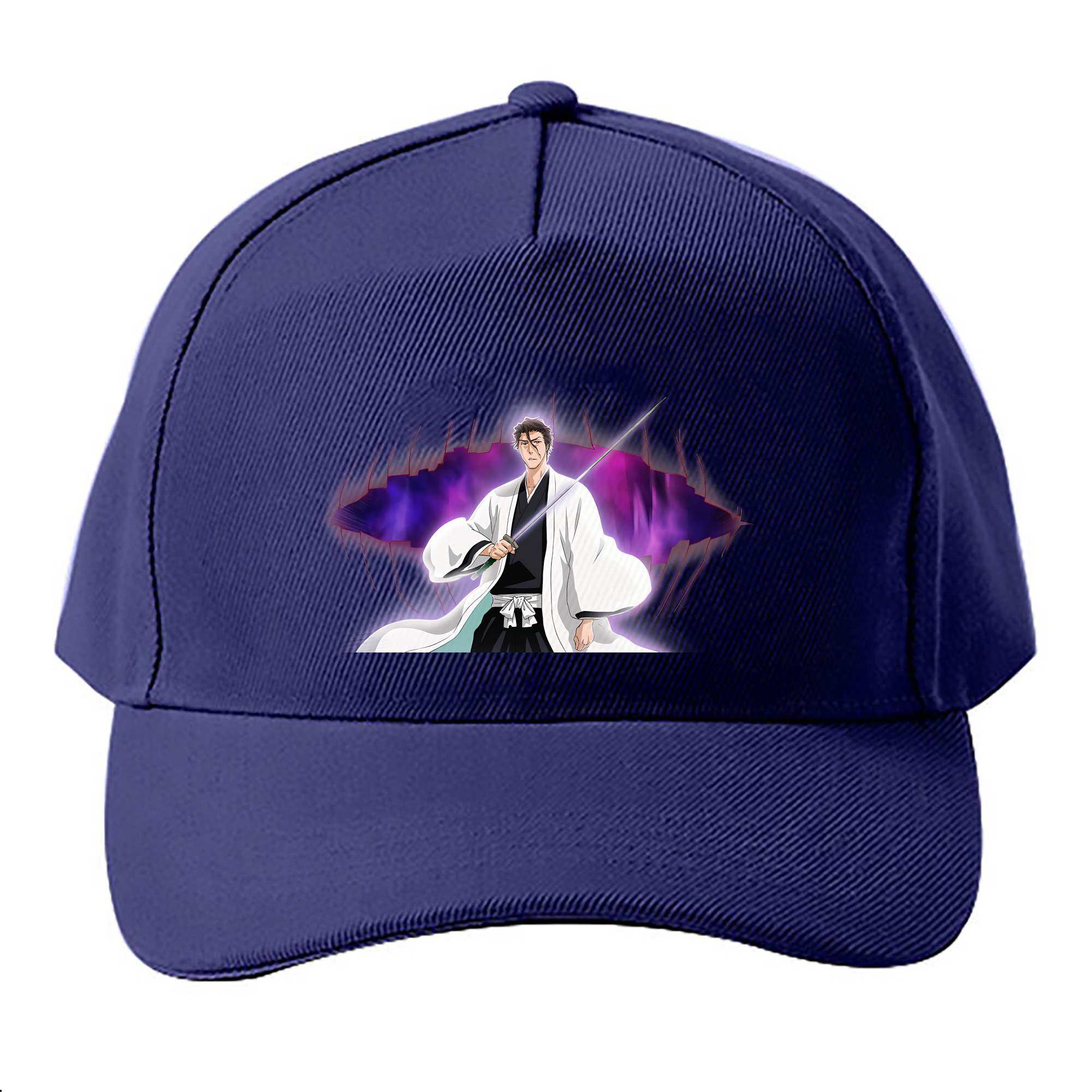（画像用） ブリーチ 藍染 惣右介（あいぜん そうすけ） BLEACH Aizen Sousuke ベースボールキャップ 綿100％ 男女兼用 帽子 スポーツ