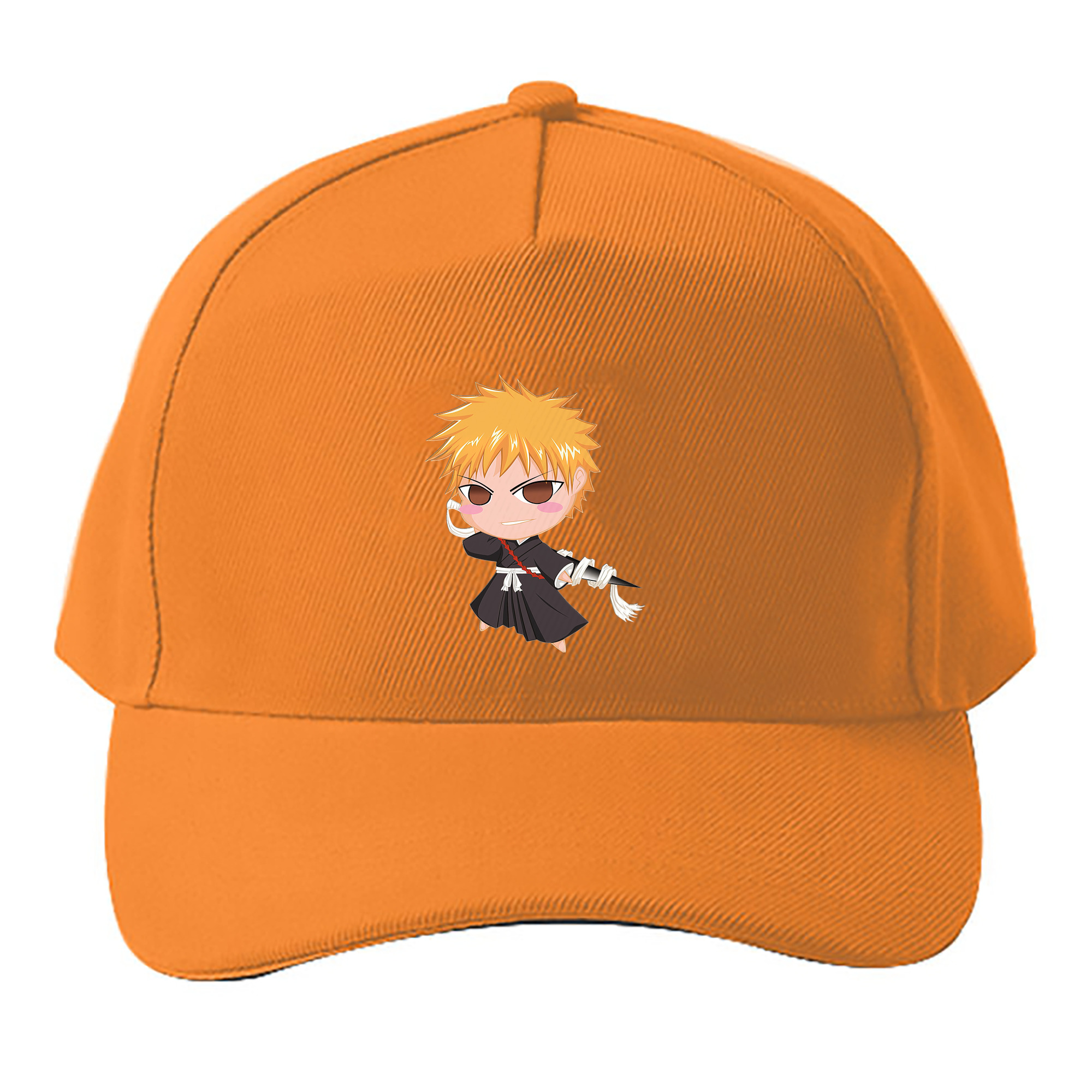 （画像用） ブリーチ 黒崎一護（くろさき いちご）BLEACH Kurosaki Ichigo ベースボールキャップ 綿100％ 男女兼用 帽子 スポーツ