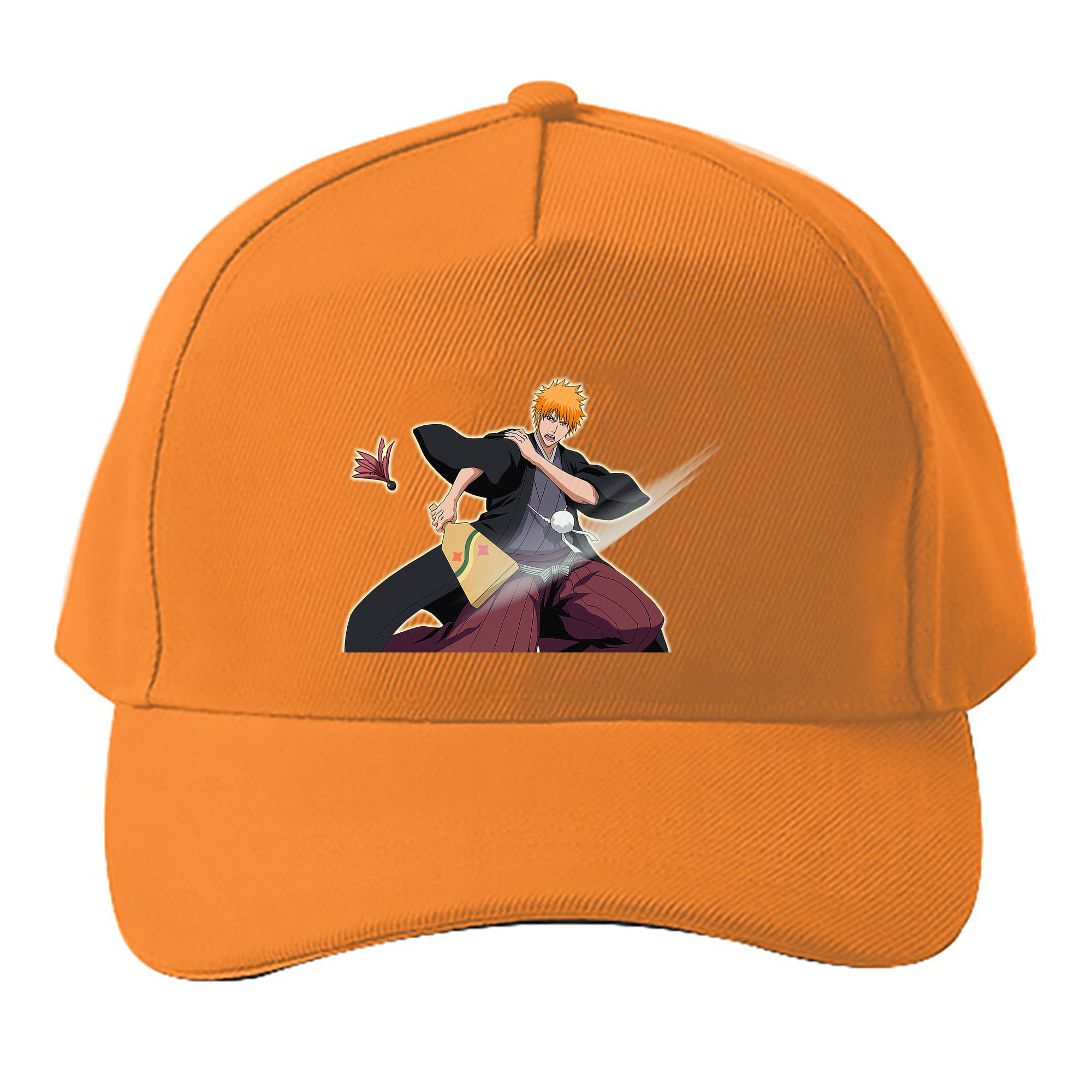 （画像用） ブリーチ 黒崎一護（くろさき いちご）BLEACH Kurosaki Ichigo ベースボールキャップ 綿100％ 男女兼用 帽子 スポーツ