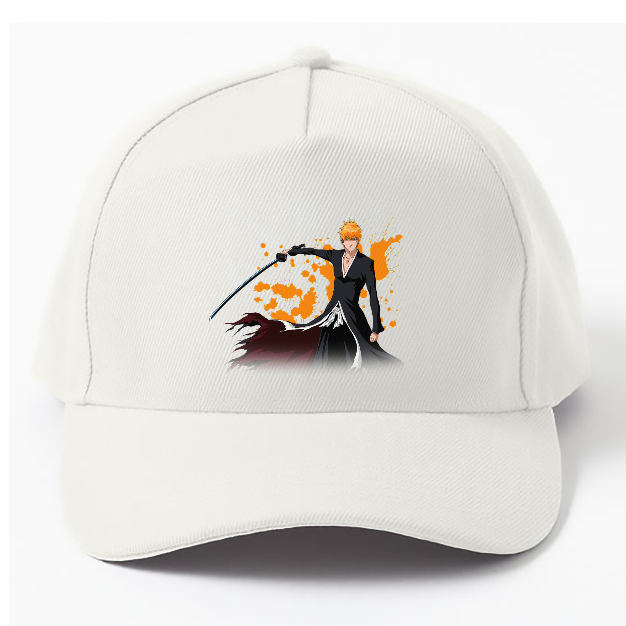 （画像用） ブリーチ 黒崎一護（くろさき いちご）BLEACH Kurosaki Ichigo ベースボールキャップ 綿100％ 男女兼用 帽子 スポーツ