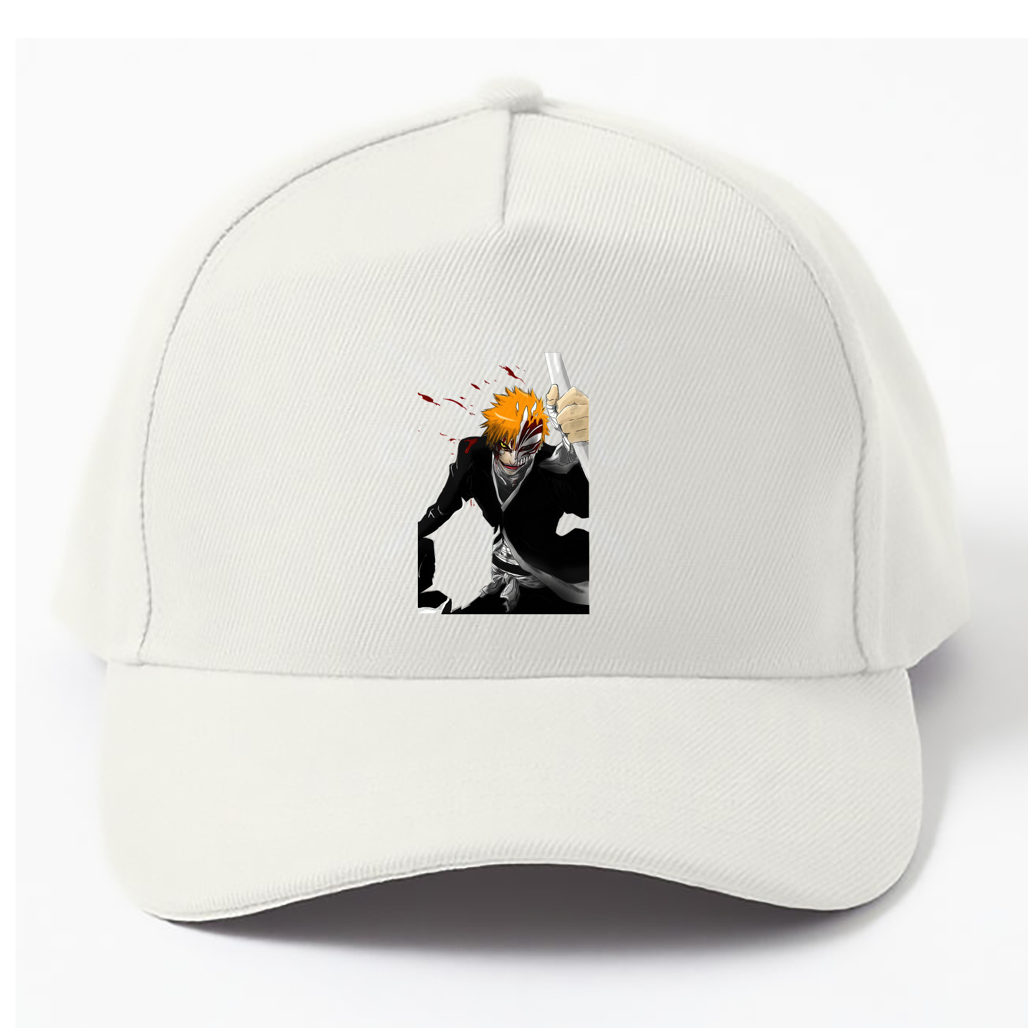 （画像用） ブリーチ 黒崎一護（くろさき いちご）BLEACH Kurosaki Ichigo ベースボールキャップ 綿100％ 男女兼用 帽子 スポーツ
