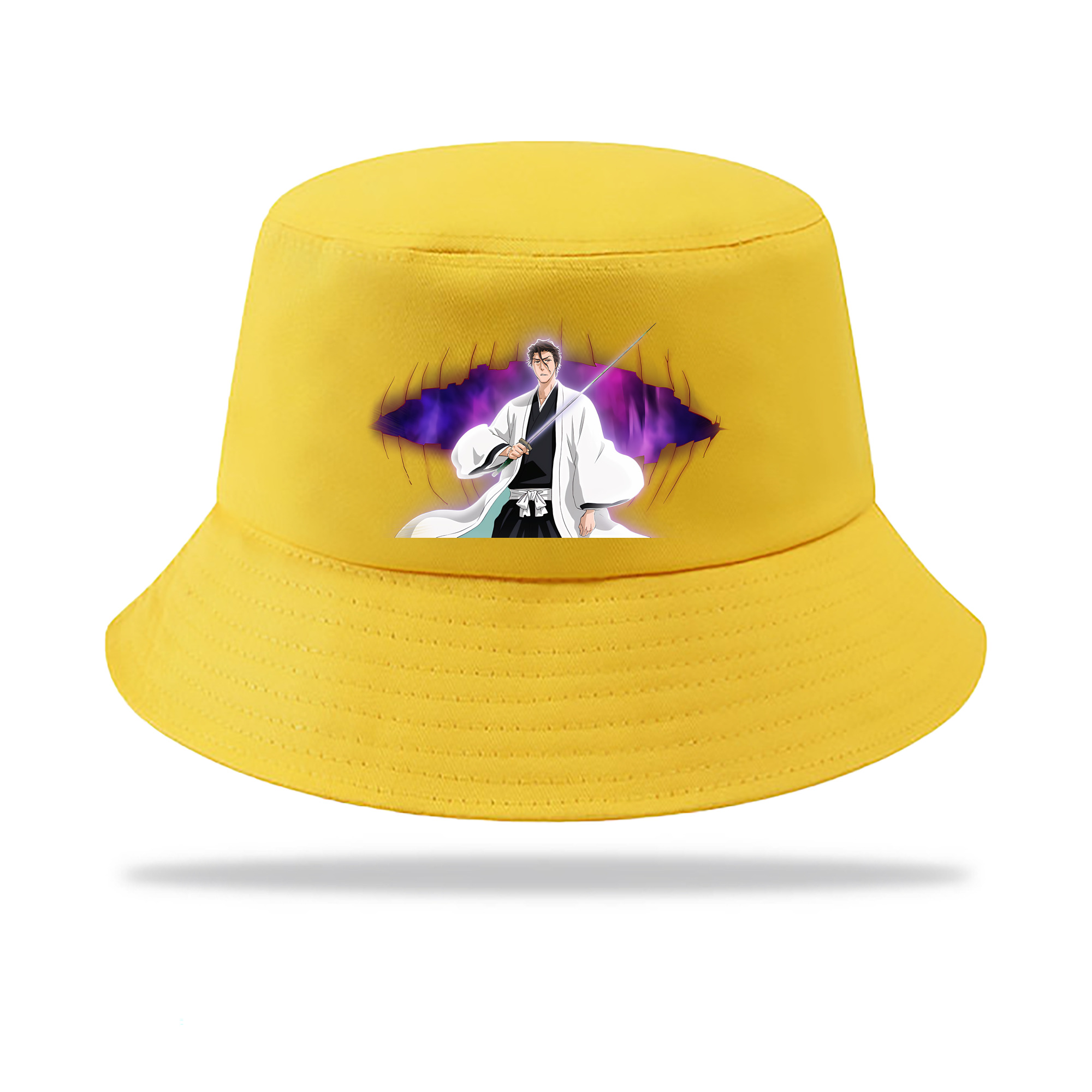 （画像用） ブリーチ 藍染 惣右介（あいぜん そうすけ） BLEACH Aizen Sousuke アウトドア日除けバケットハット