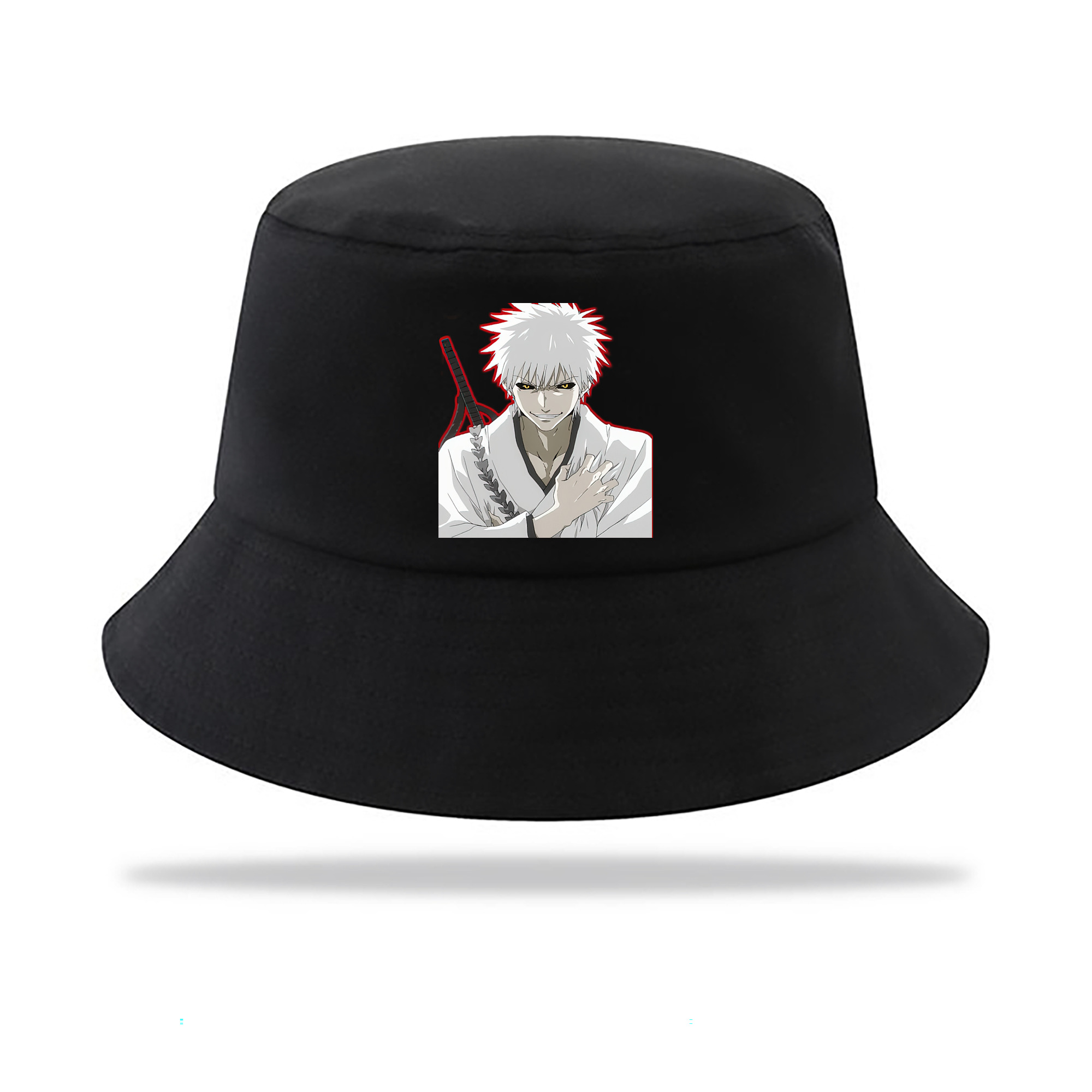 （画像用） ブリーチ 黒崎一護（くろさき いちご）BLEACH Kurosaki Ichigo アウトドア日除けバケットハット