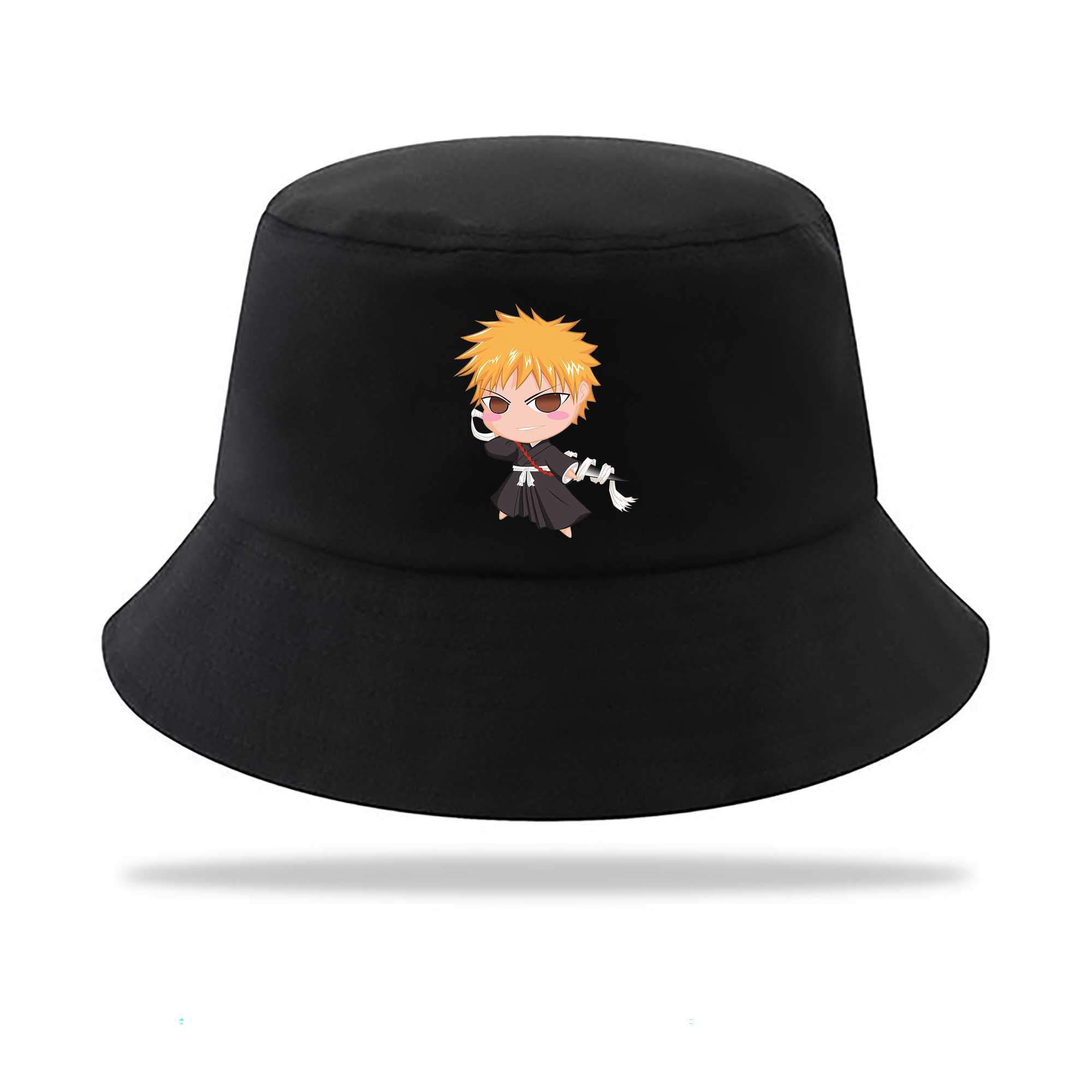 （画像用） ブリーチ 黒崎一護（くろさき いちご）BLEACH Kurosaki Ichigo アウトドア日除けバケットハット