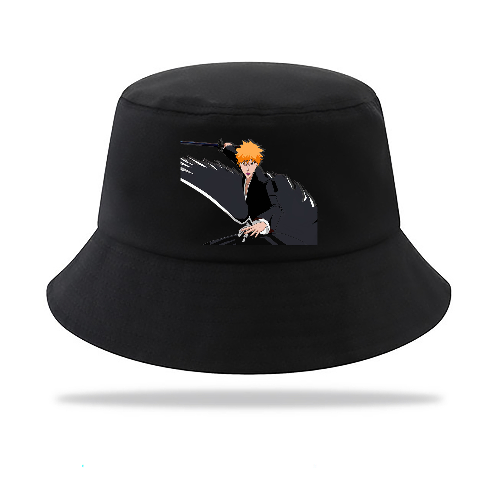 （画像用） ブリーチ 黒崎一護（くろさき いちご）BLEACH Kurosaki Ichigo アウトドア日除けバケットハット