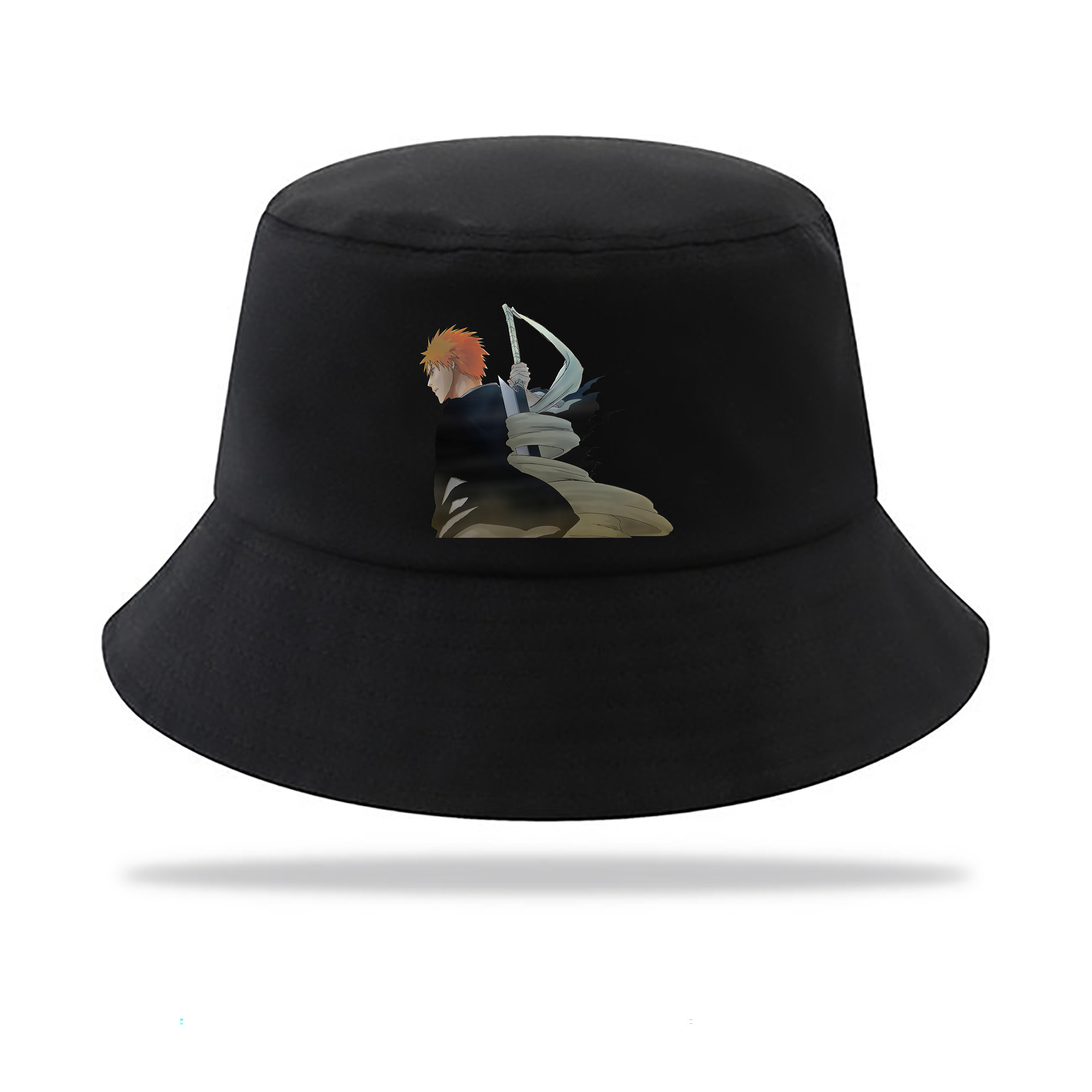 （画像用） ブリーチ 黒崎一護（くろさき いちご）BLEACH Kurosaki Ichigo アウトドア日除けバケットハット