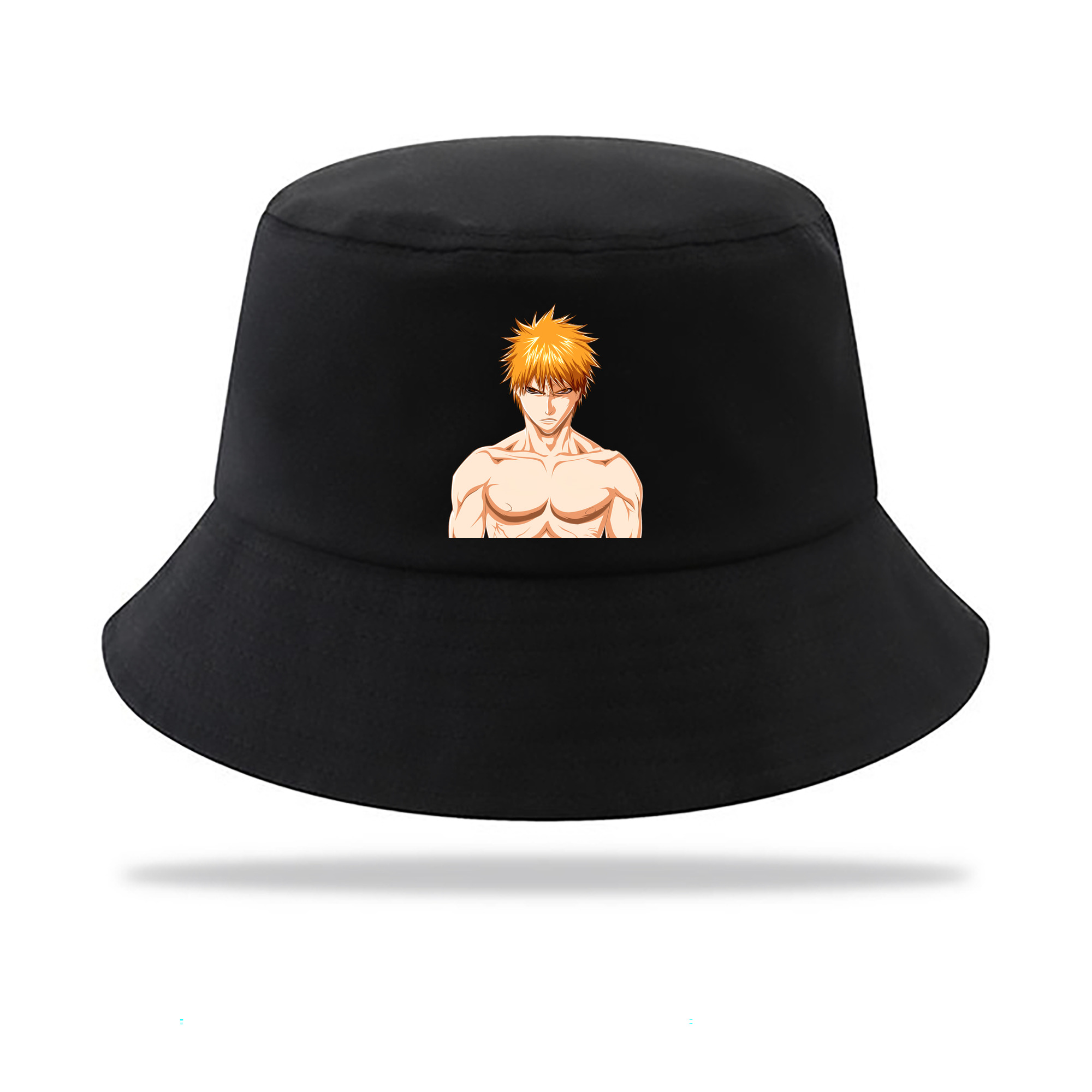（画像用） ブリーチ 黒崎一護（くろさき いちご）BLEACH Kurosaki Ichigo アウトドア日除けバケットハット