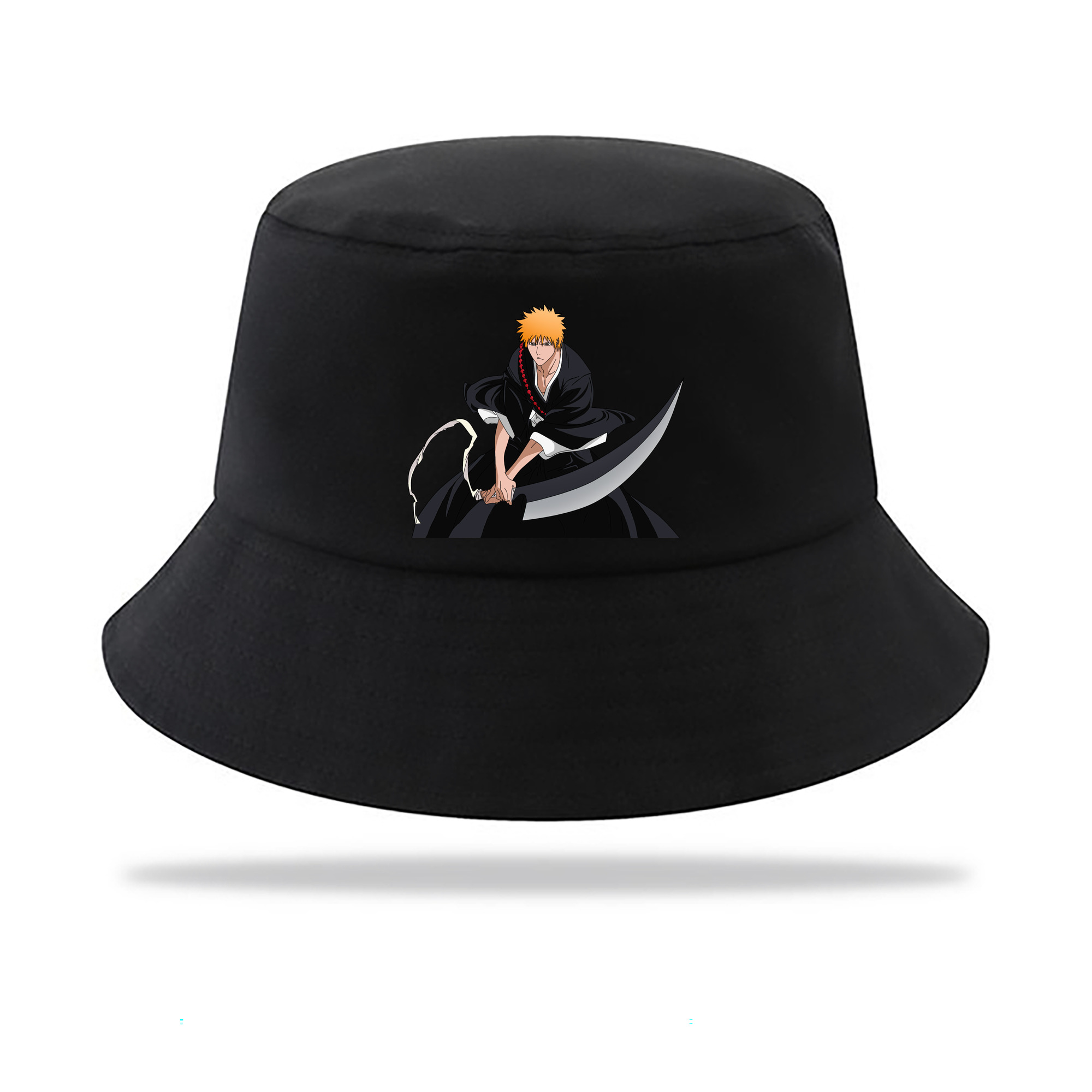 （画像用） ブリーチ 黒崎一護（くろさき いちご）BLEACH Kurosaki Ichigo アウトドア日除けバケットハット