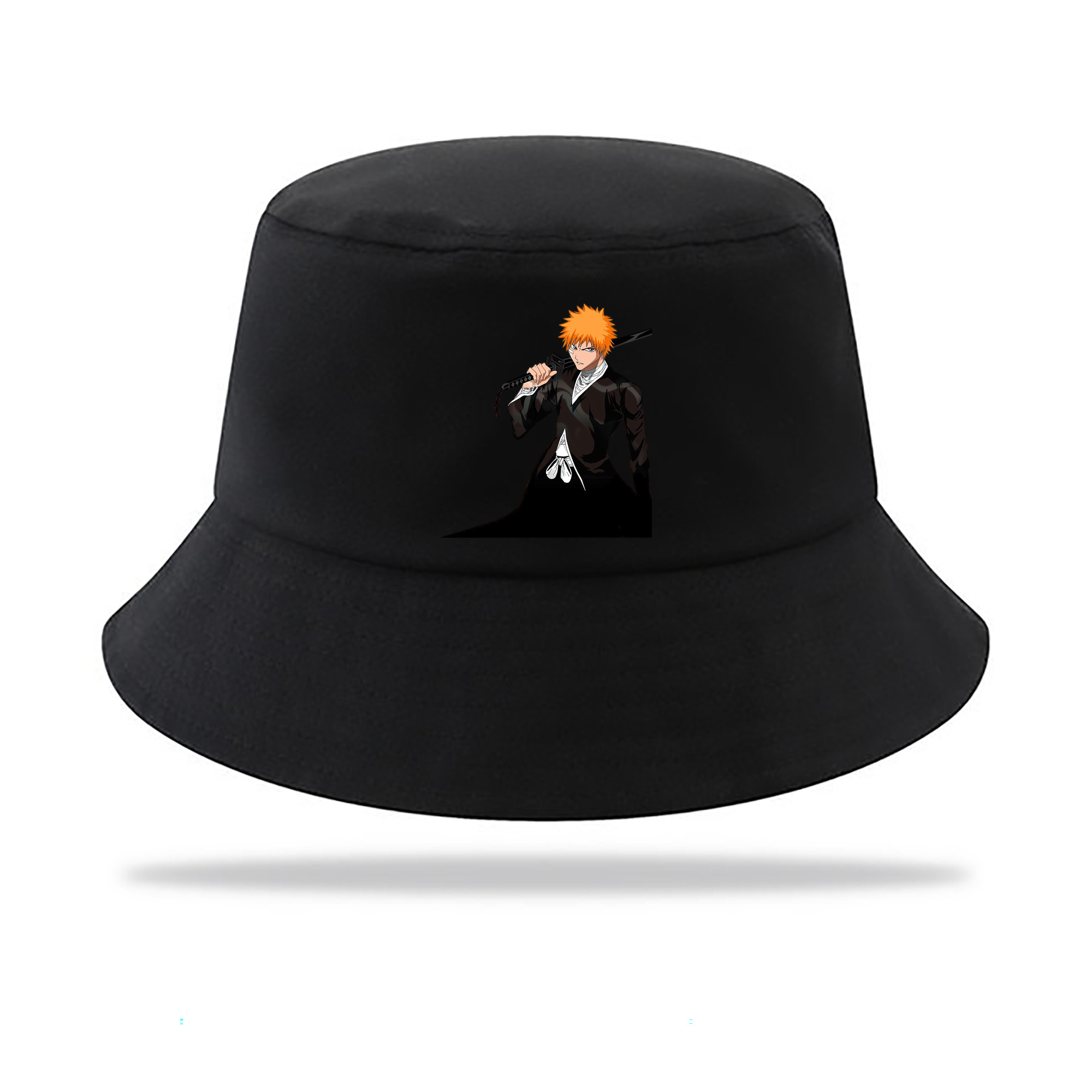 （画像用） ブリーチ 黒崎一護（くろさき いちご）BLEACH Kurosaki Ichigo アウトドア日除けバケットハット