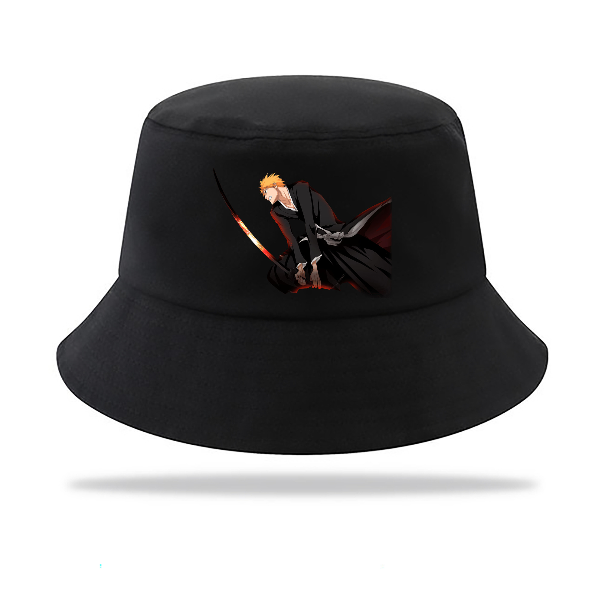 （画像用） ブリーチ 黒崎一護（くろさき いちご）BLEACH Kurosaki Ichigo アウトドア日除けバケットハット