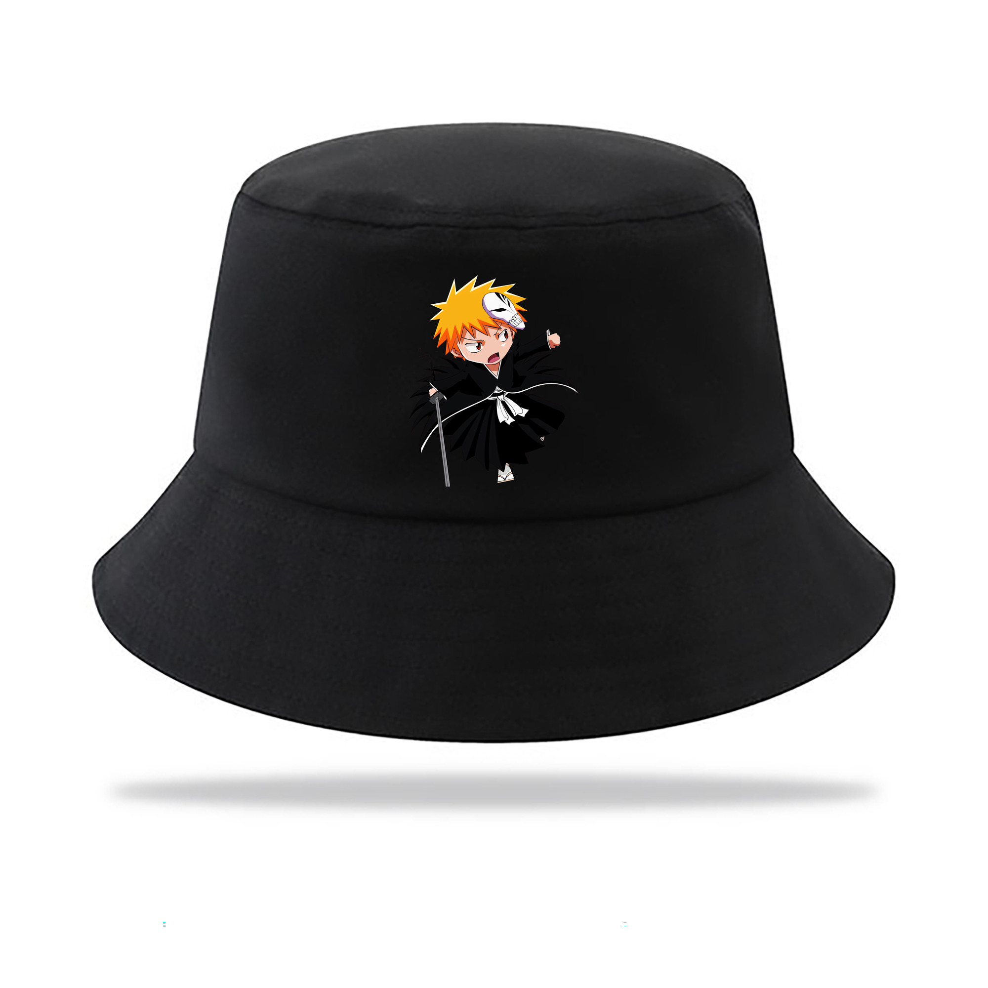 （画像用） ブリーチ 黒崎一護（くろさき いちご）BLEACH Kurosaki Ichigo アウトドア日除けバケットハット