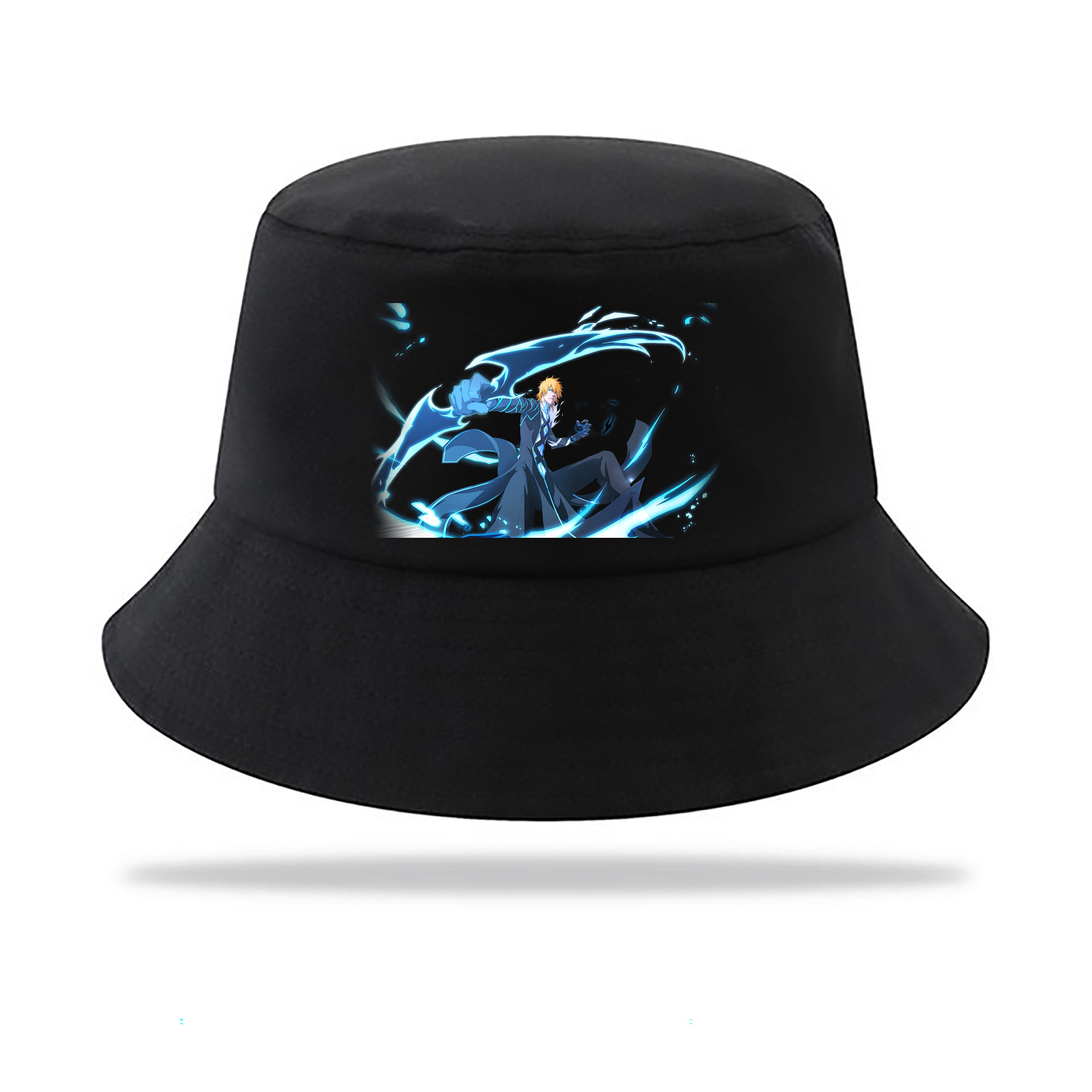 （画像用） ブリーチ 黒崎一護（くろさき いちご）BLEACH Kurosaki Ichigo アウトドア日除けバケットハット