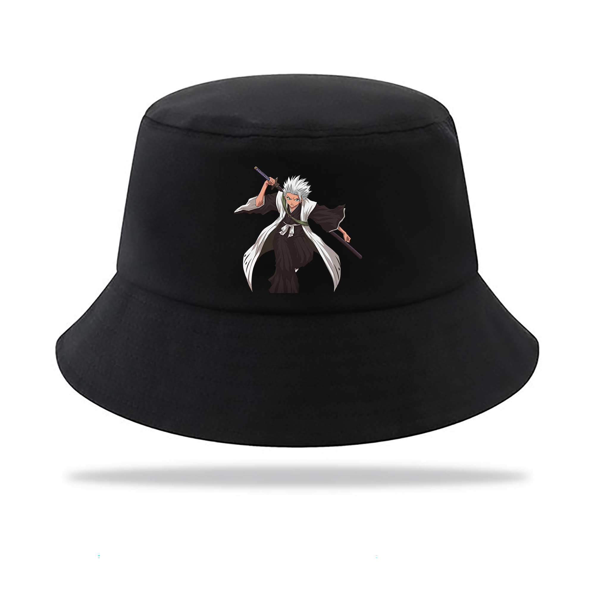 （画像用） ブリーチ 日番谷冬獅郎（ひつがや とうしろう） BLEACH Hitsugaya Toushirou アウトドア日除けバケットハット