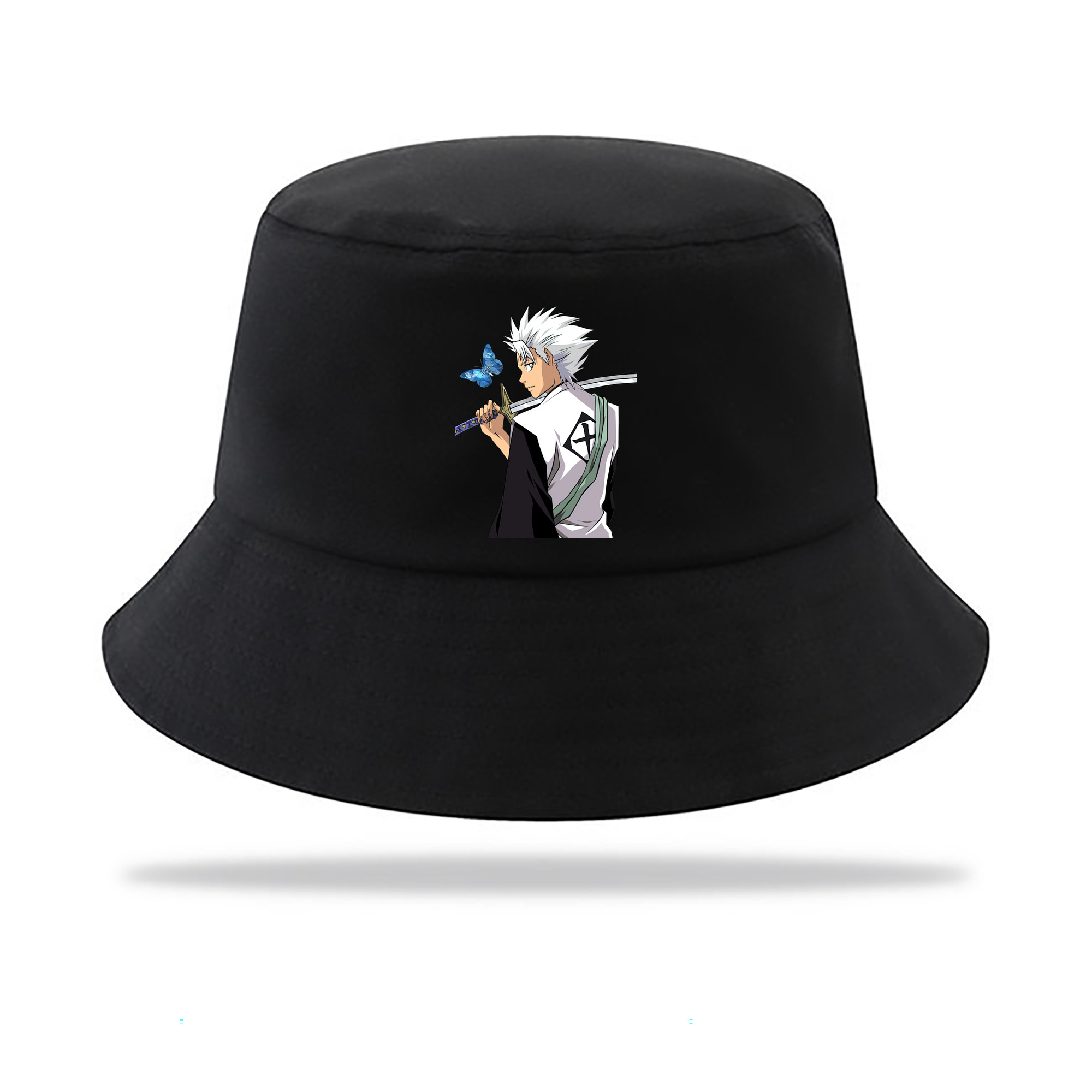 （画像用） ブリーチ 日番谷冬獅郎（ひつがや とうしろう） BLEACH Hitsugaya Toushirou アウトドア日除けバケットハット